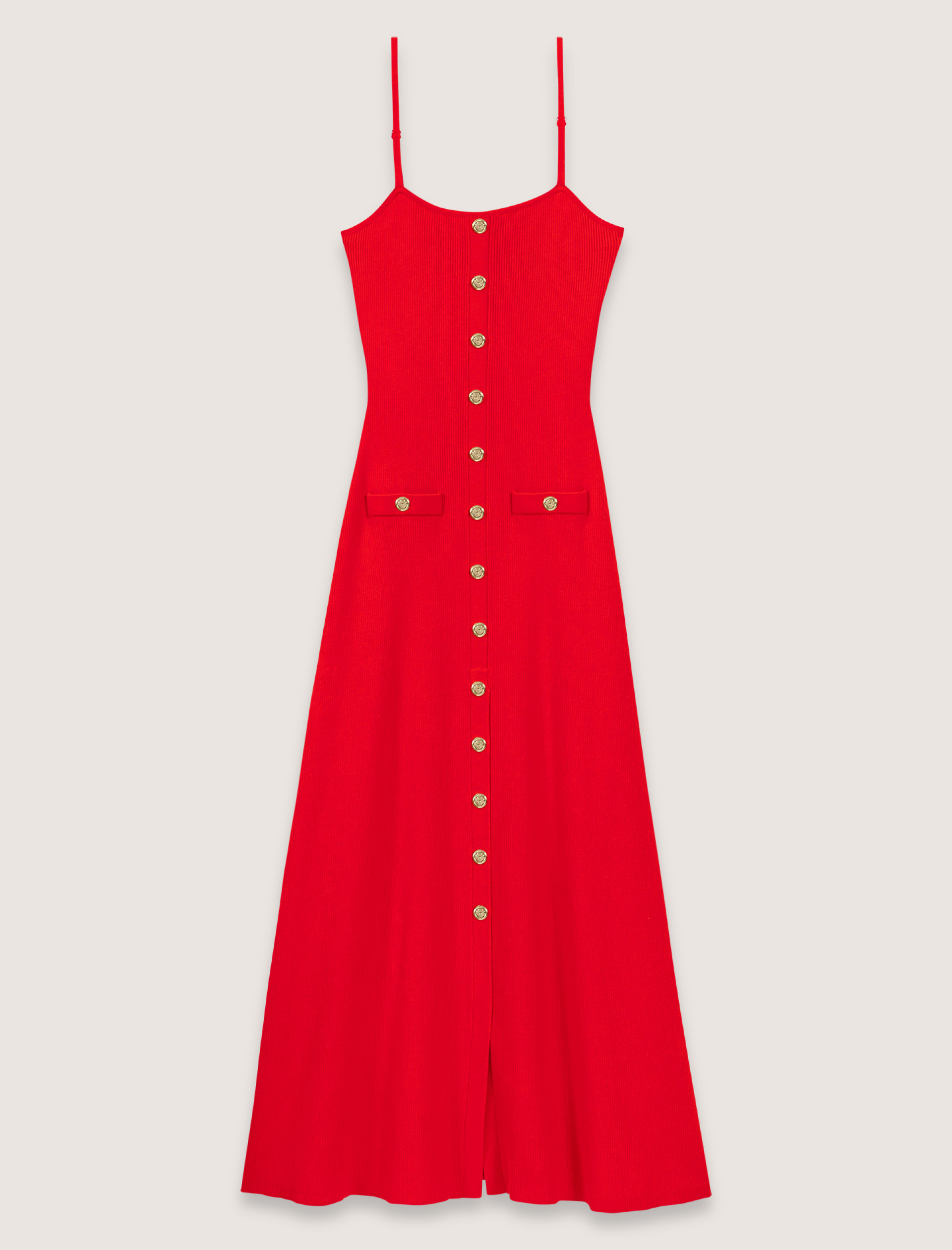 Женское платье миди в рубчик Женское платье миди в рубчик