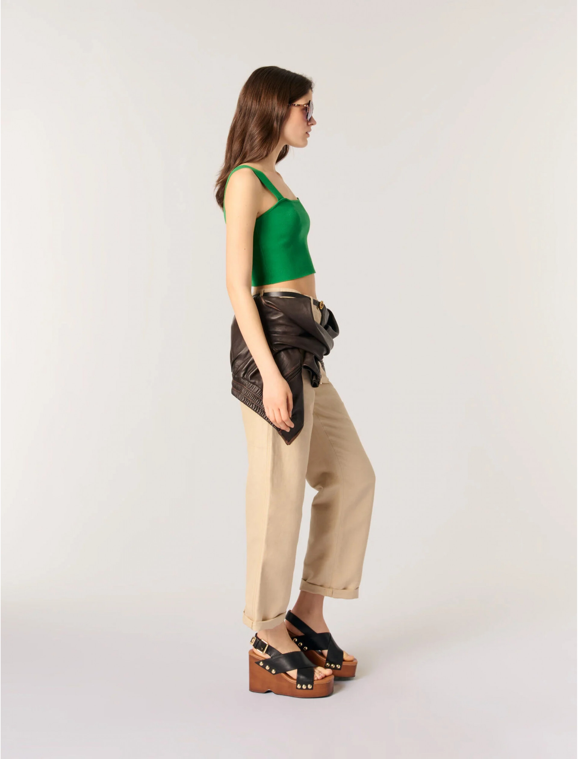 Женский укороченный топ