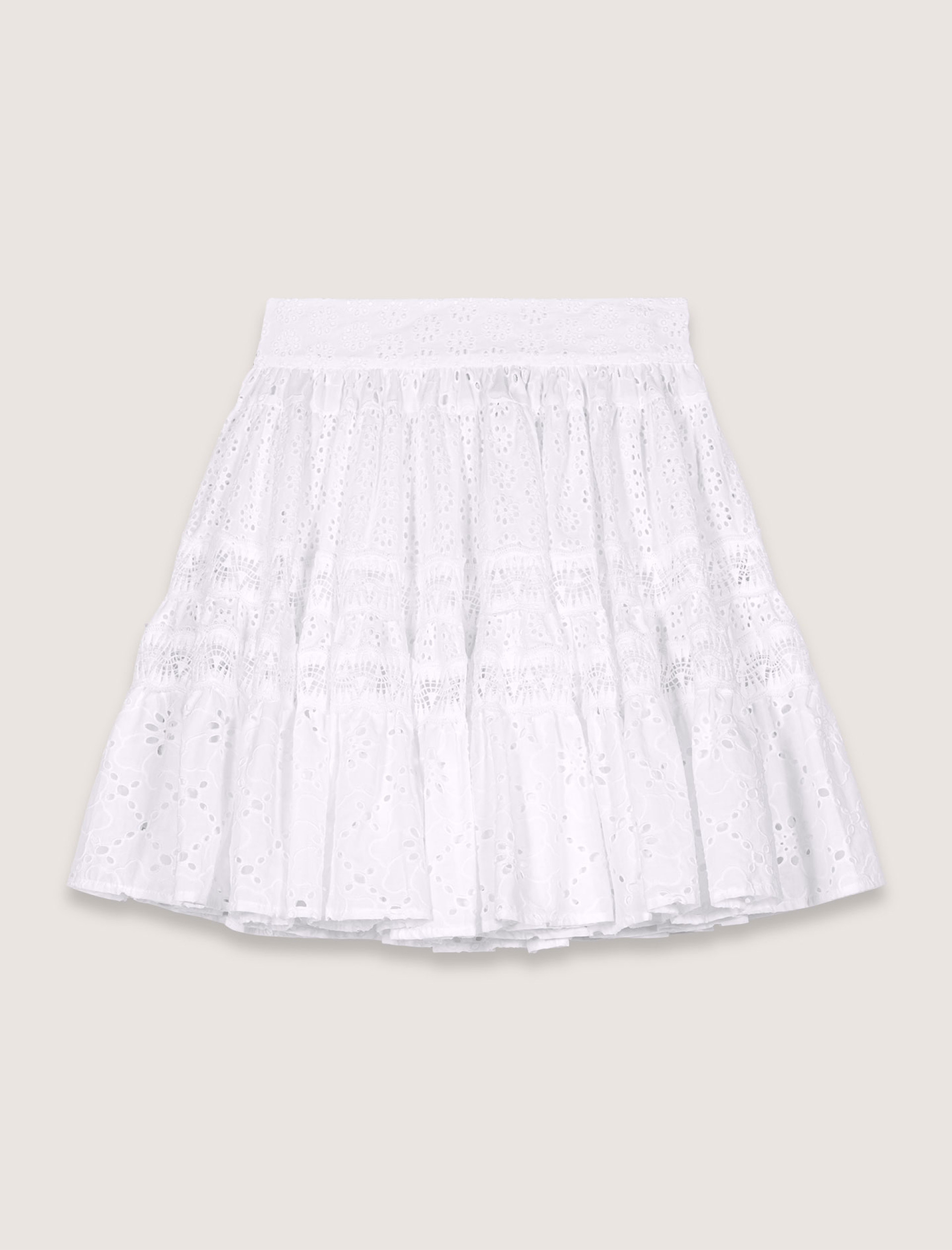 Жіноча коротка спідниця з вишивкою