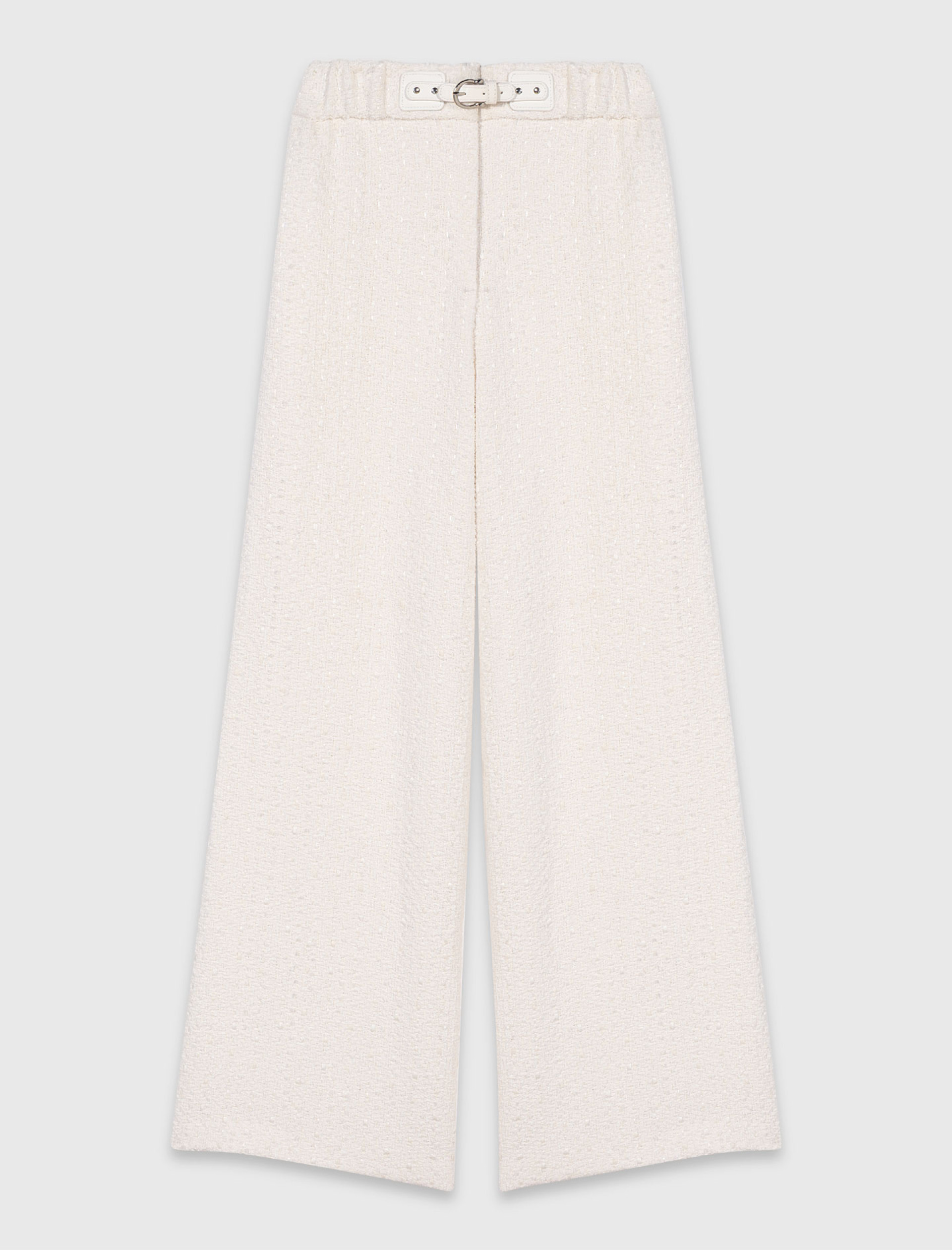 Жіночі твідові брюки з широкими штанинами Жіночі твідові брюки з широкими штанинами