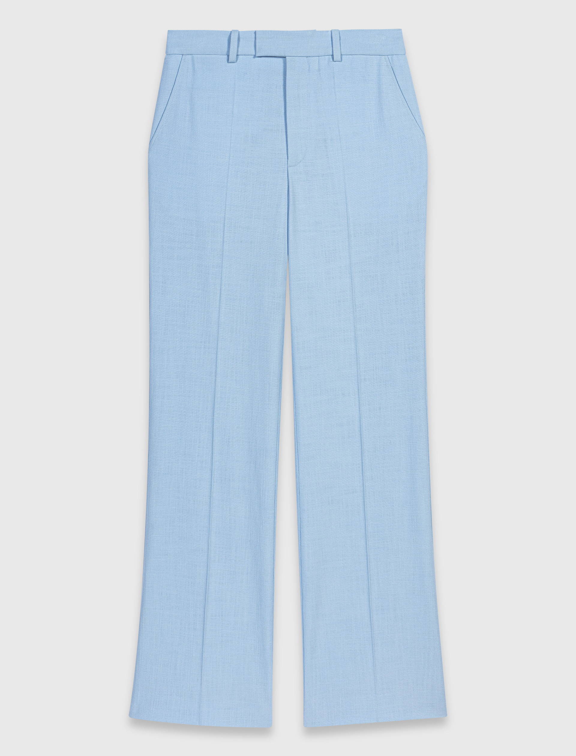 Женские голубые костюмные брюки