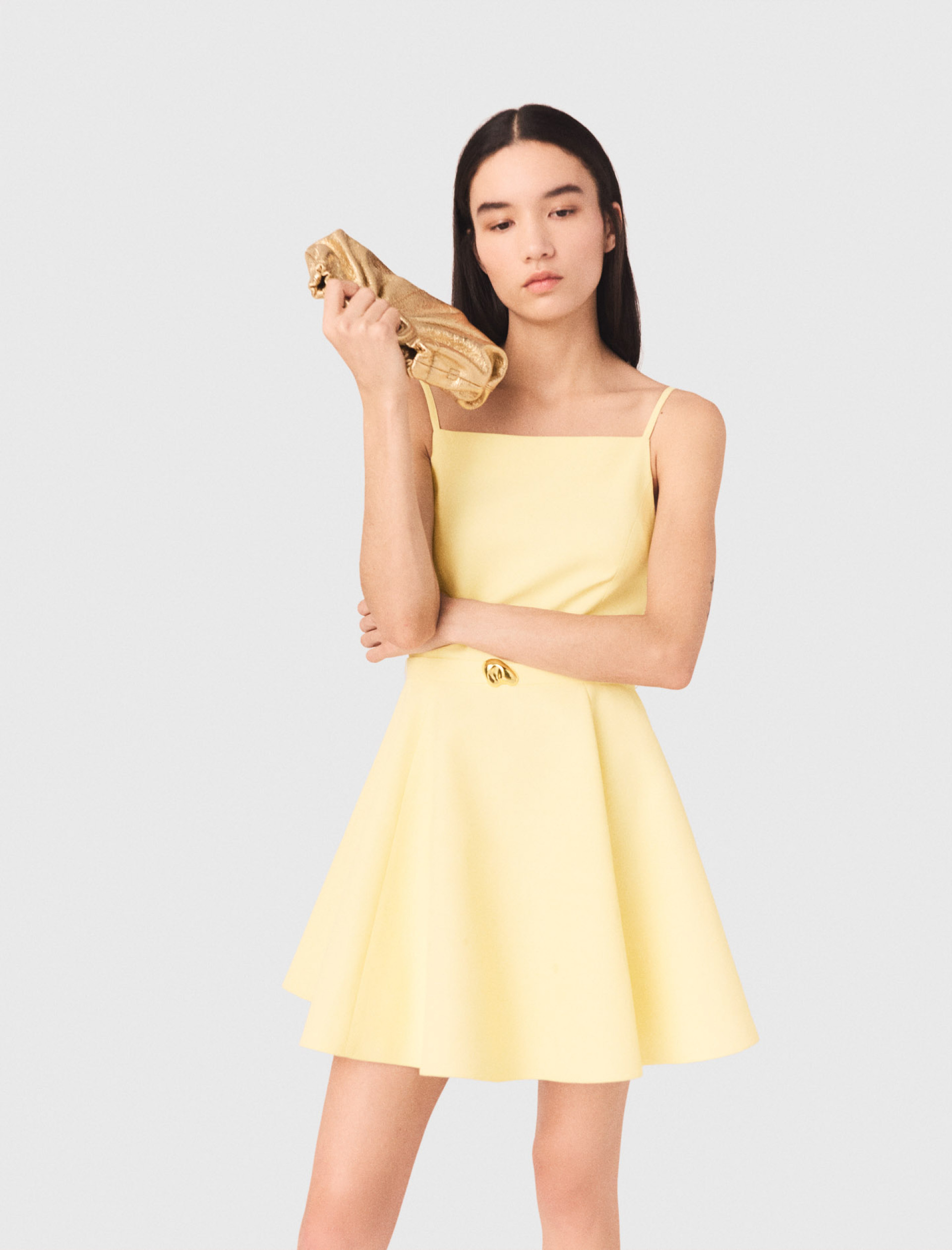 Жіноча сукня А-силуету на бретелях