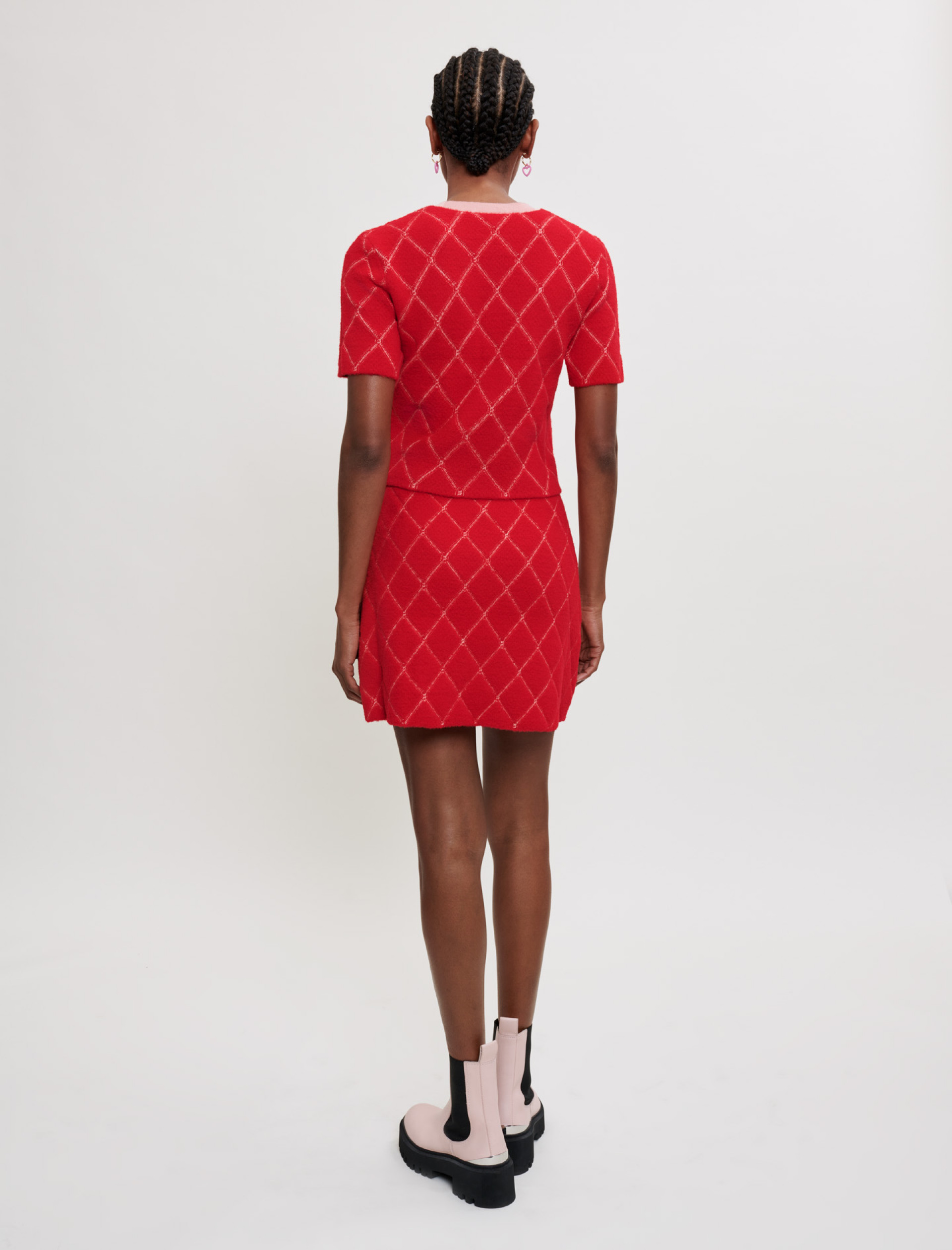 Женский красный джемпер