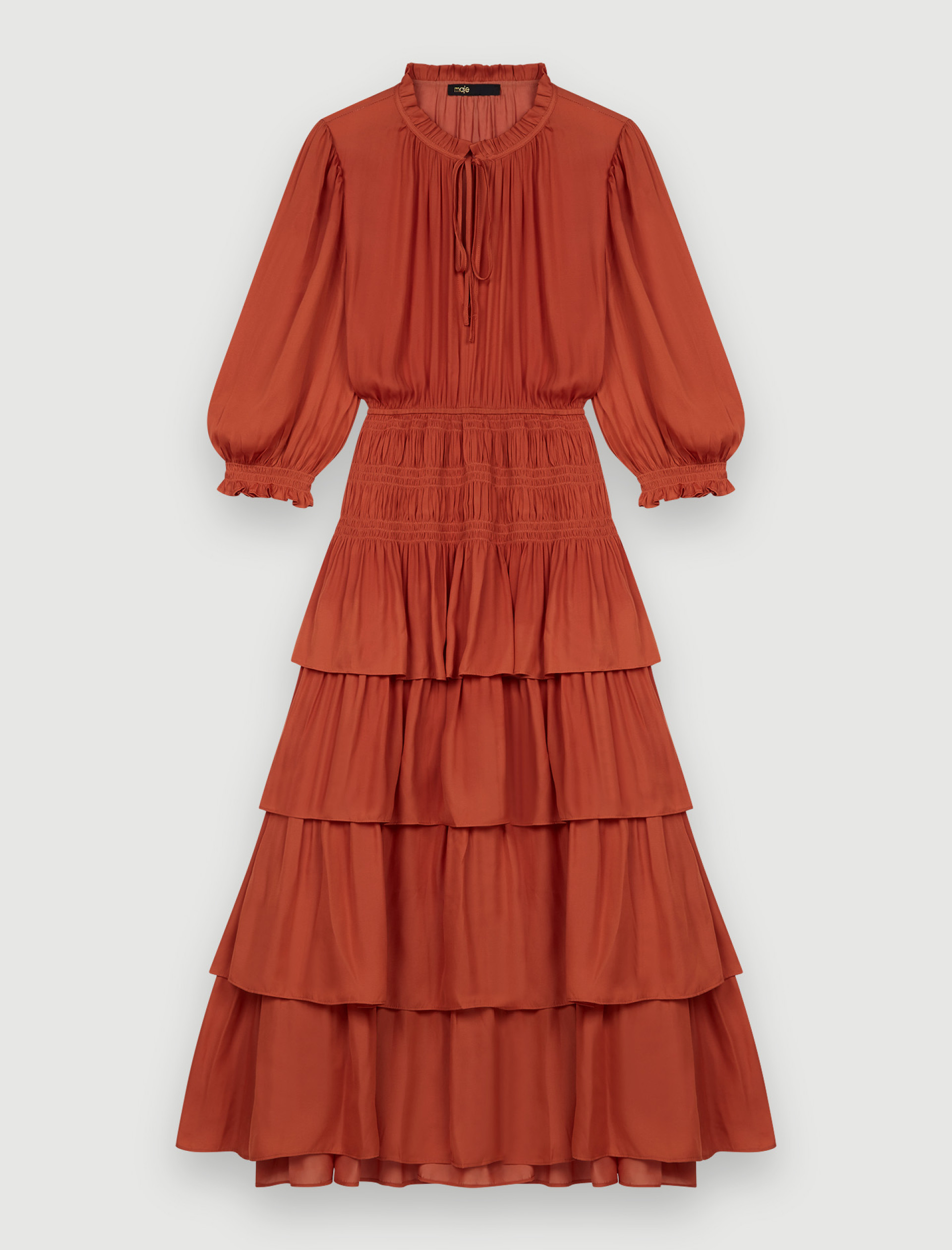 Женское красное платье