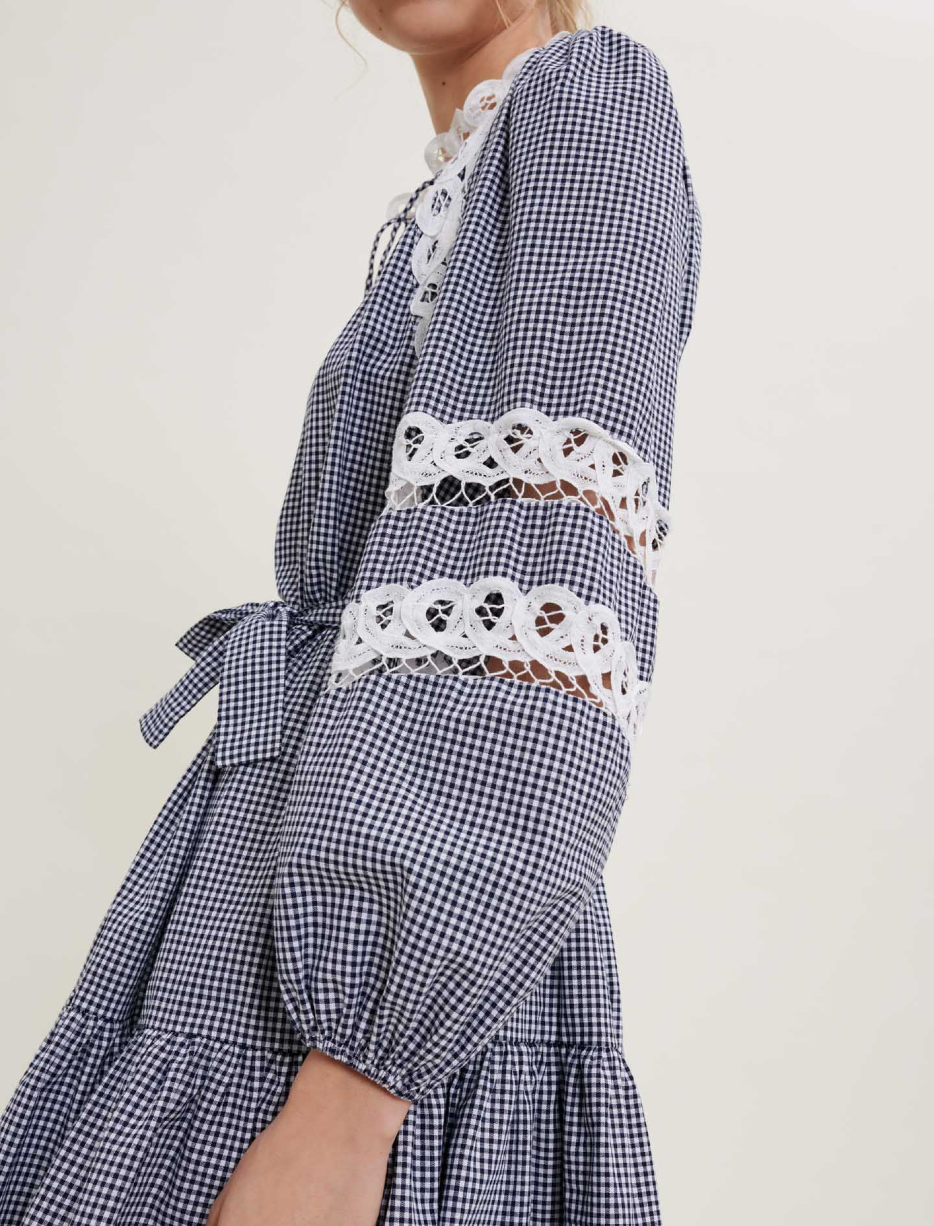 Женское синее платье