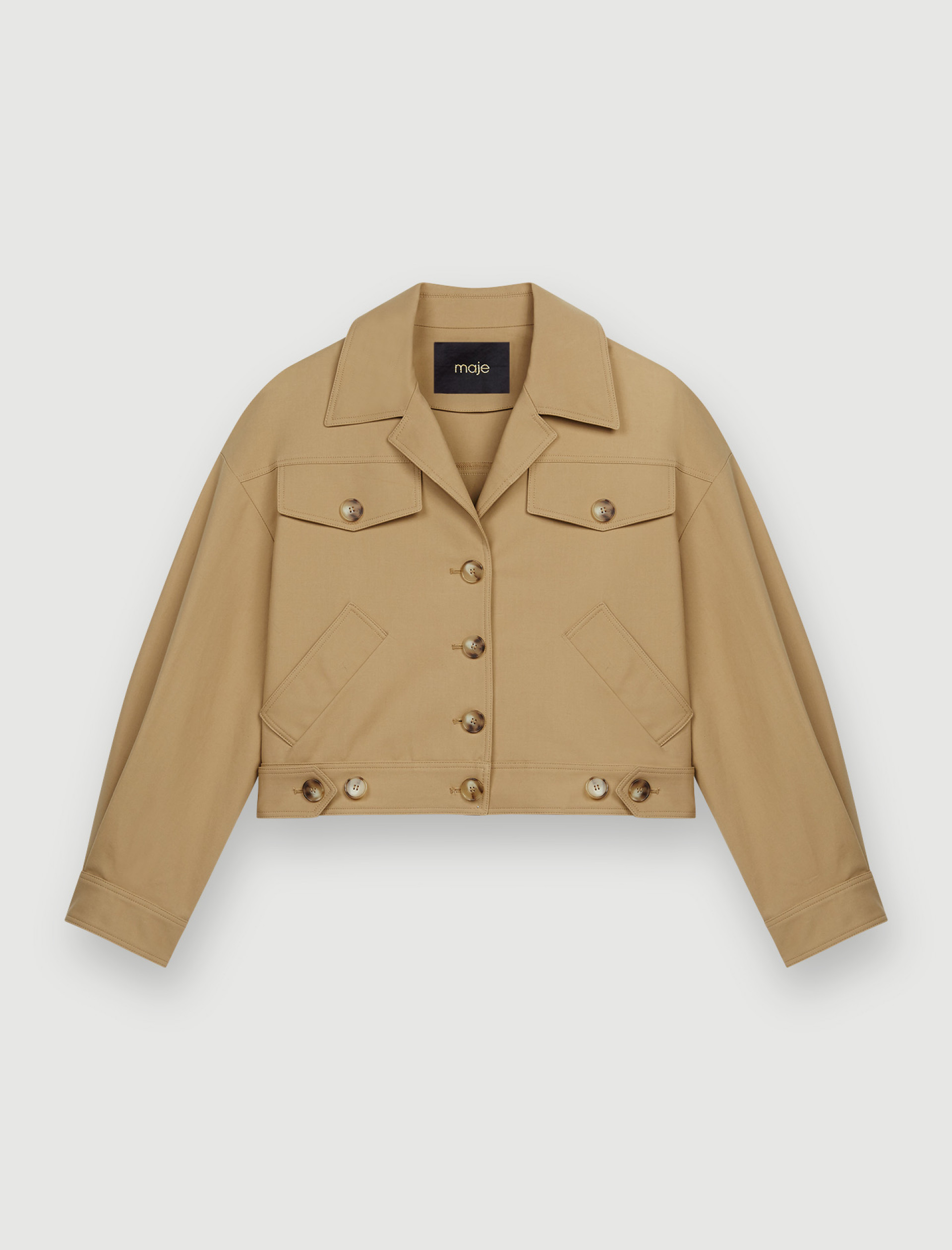 Жіноча коричнева куртка