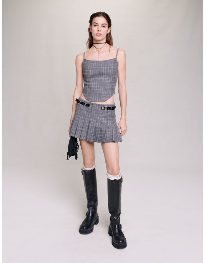 Женские серый топ