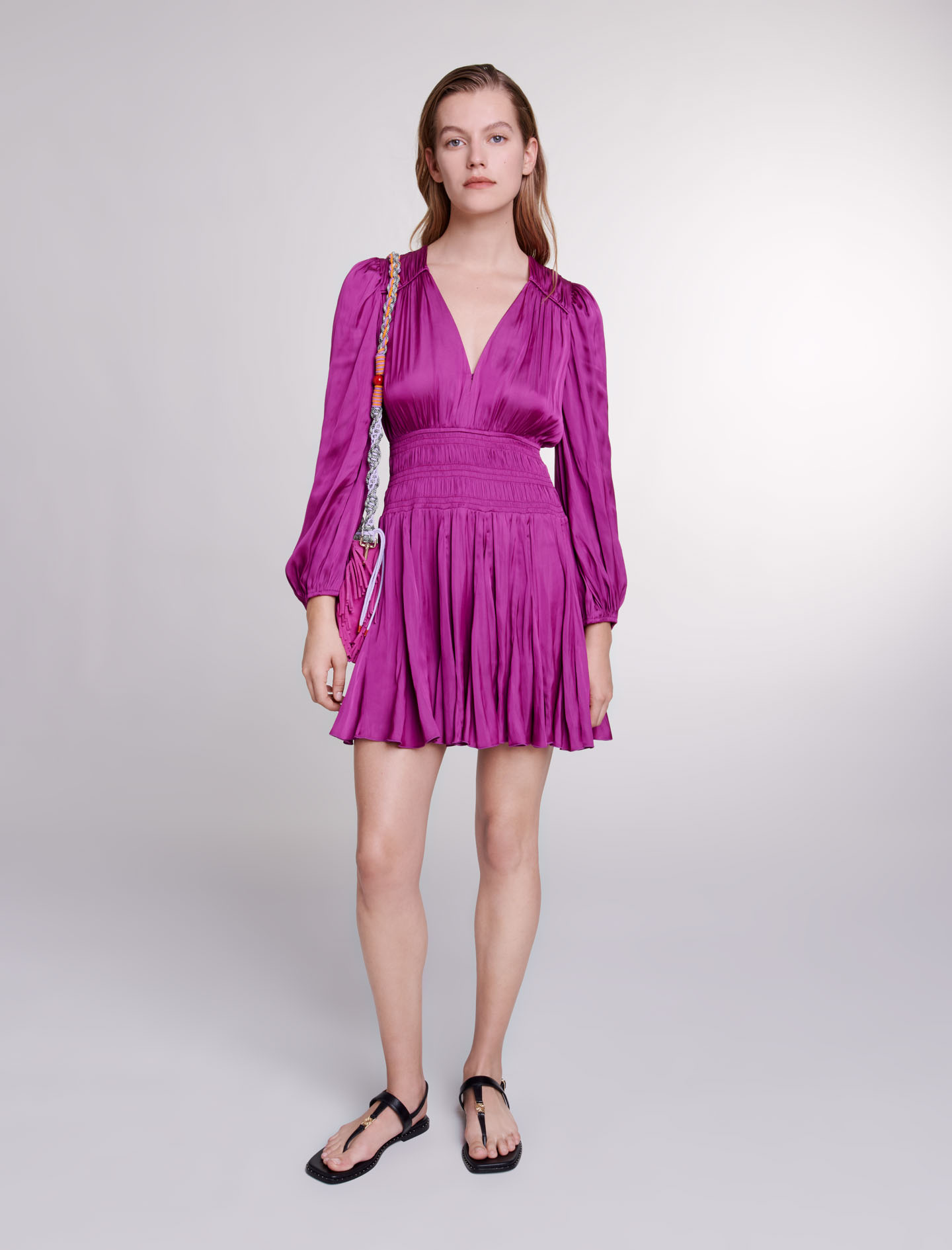 Жіноча рожева сукня