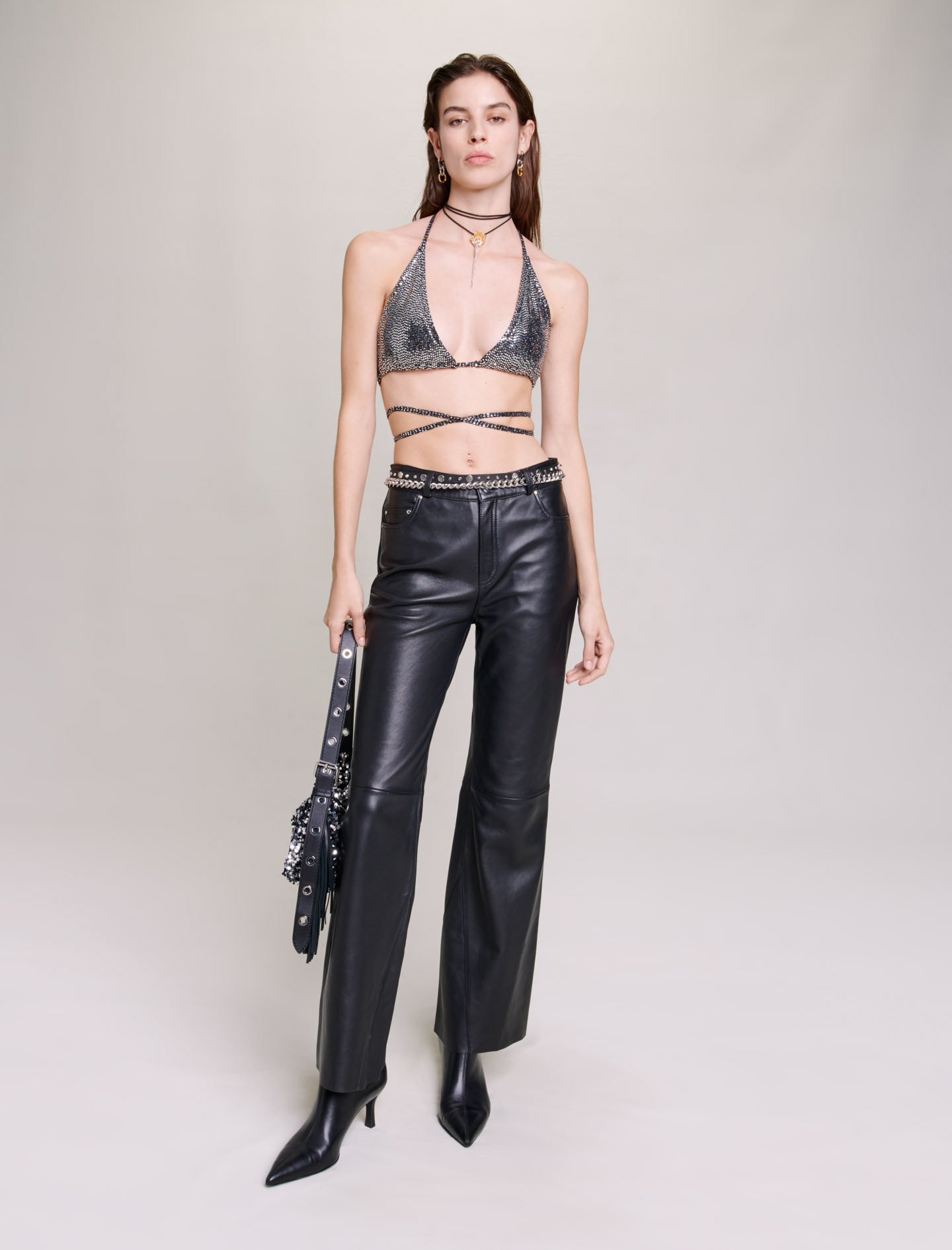 Женские серый топ