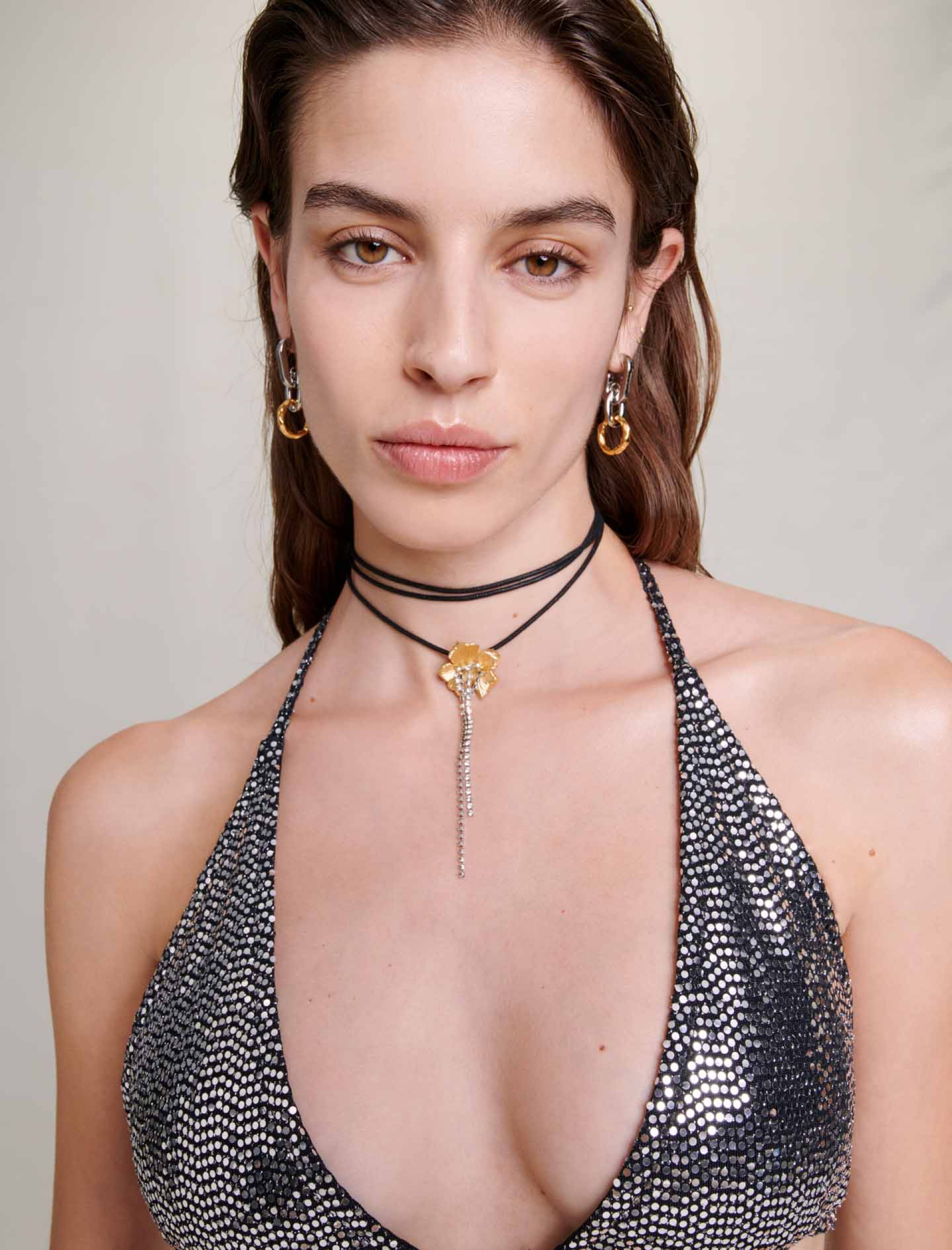 Женские серый топ