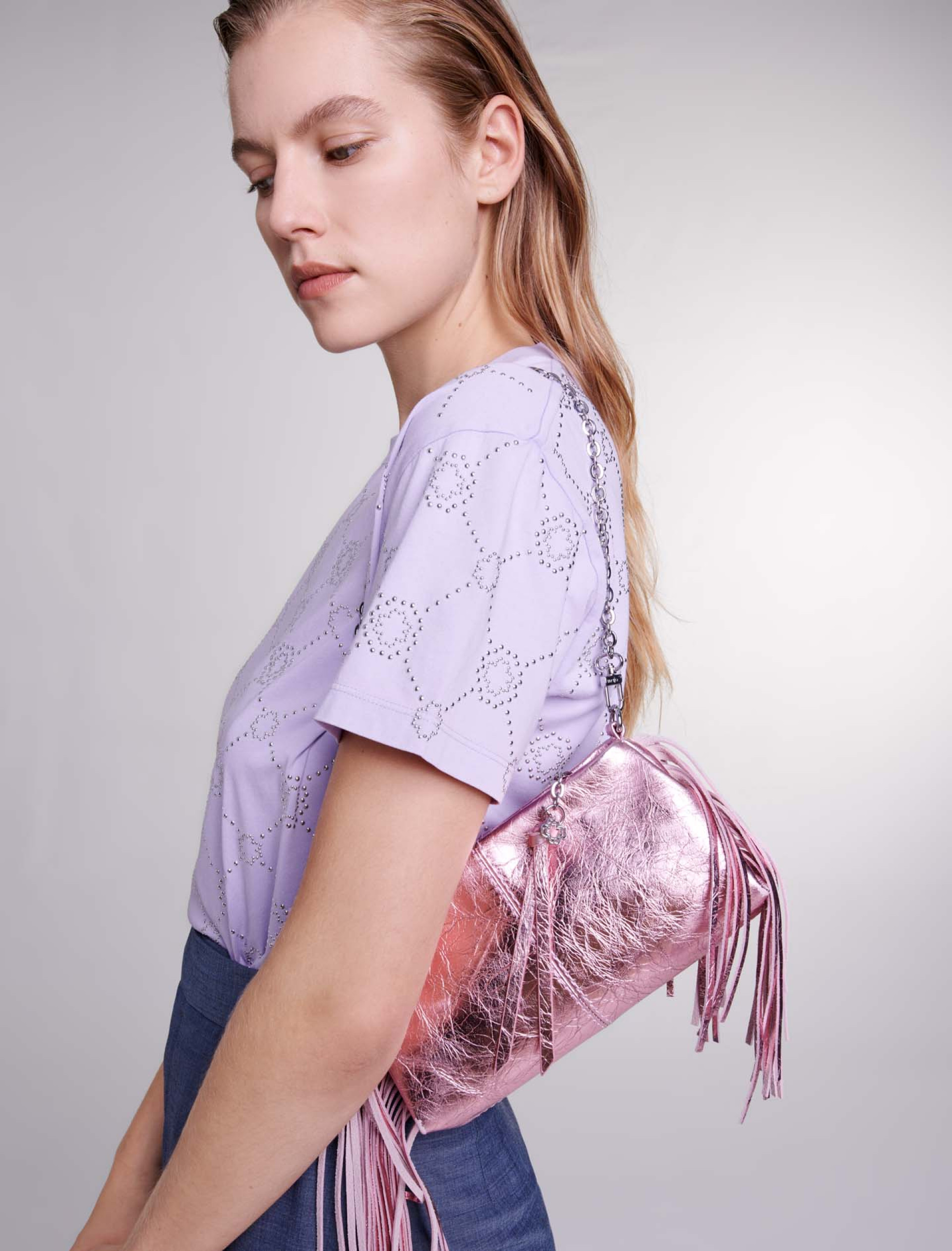 Жіноча фіолетова теніска