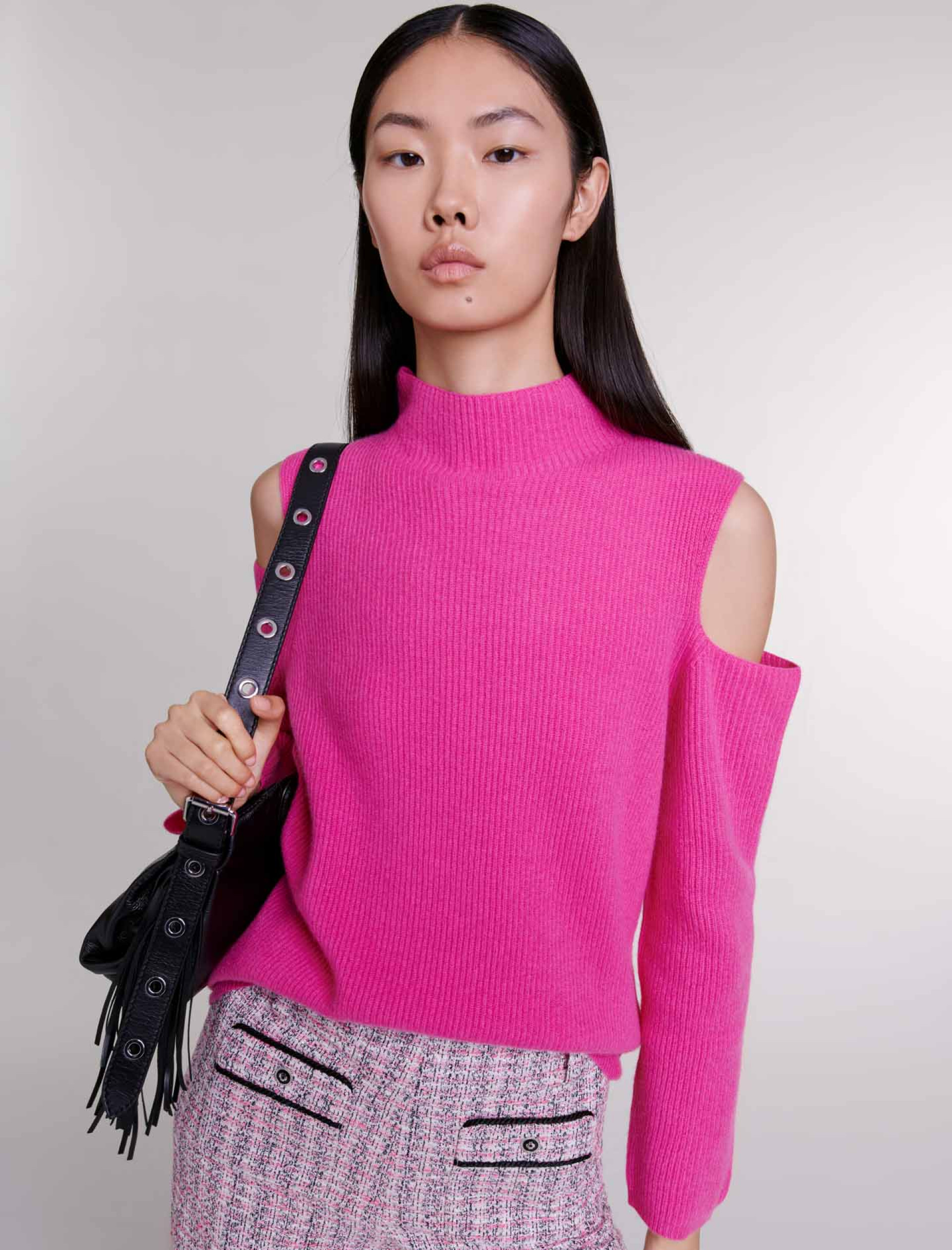 Жіночий рожевий джемпер