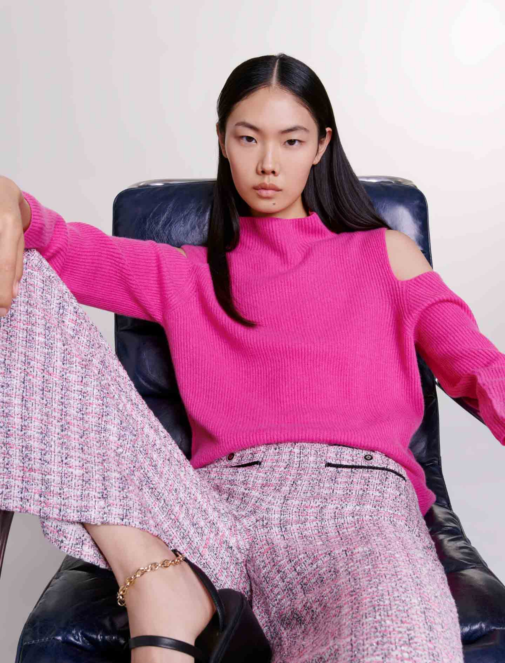 Жіночий рожевий джемпер