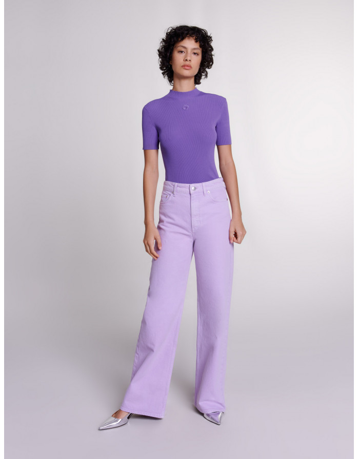 Жіночий фіолетовий джемпер