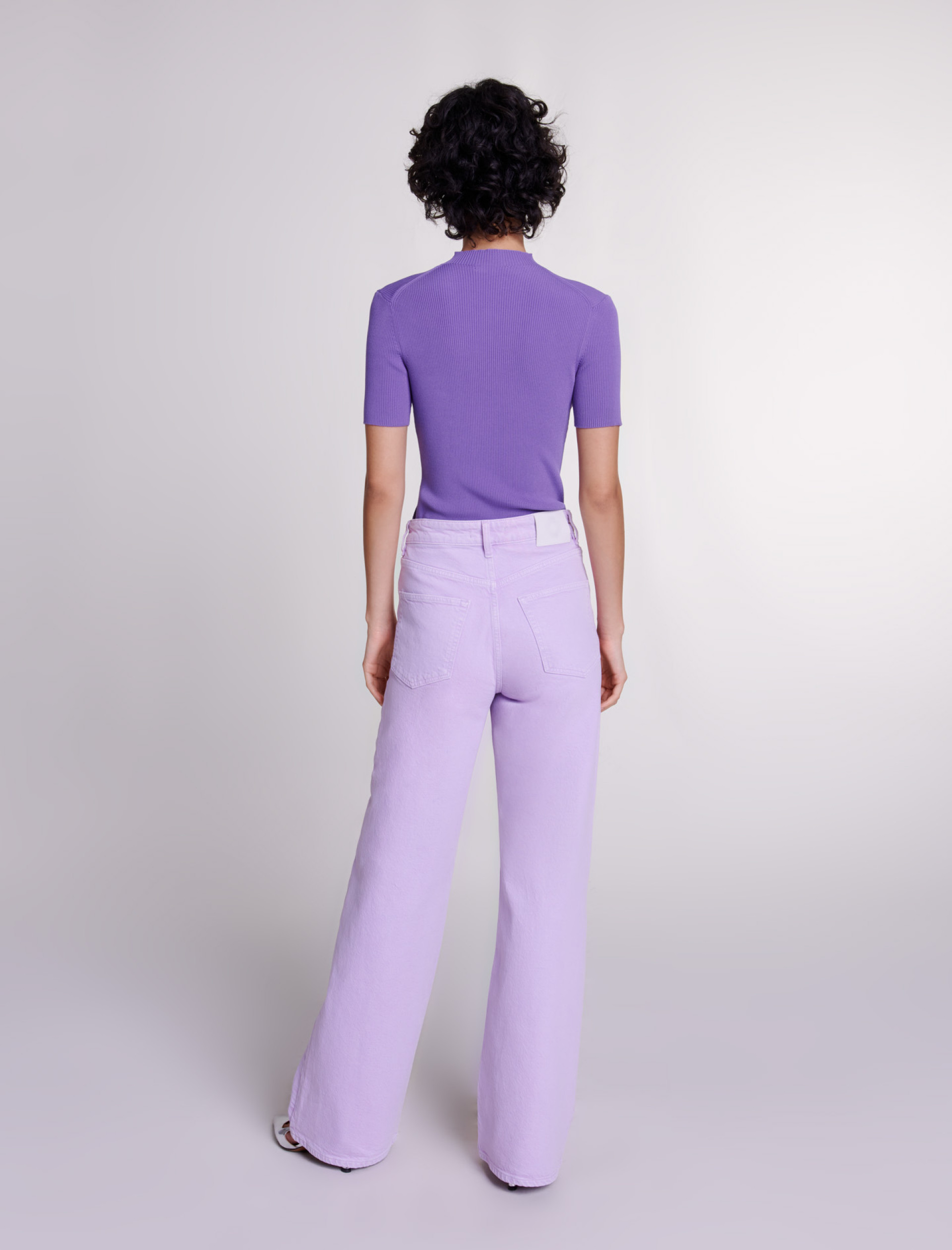 Женский фиолетовый джемпер