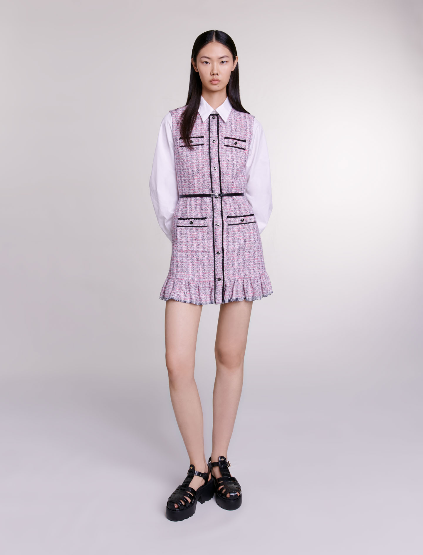 Жіноча рожева сукня