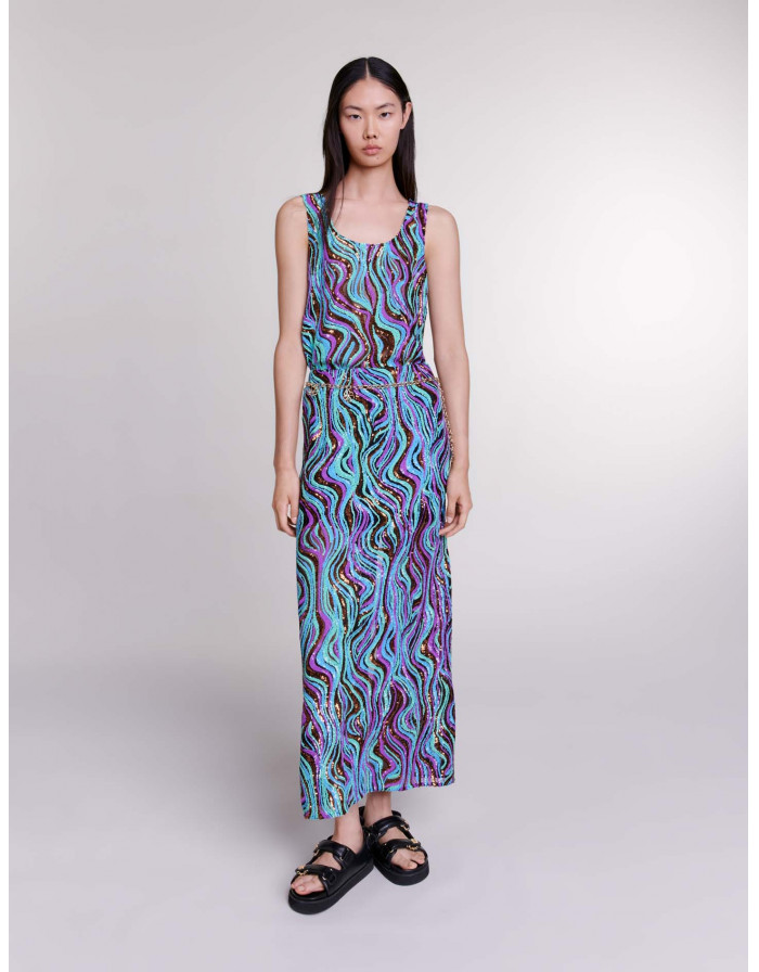 Жіноча різнокольорова спідниця