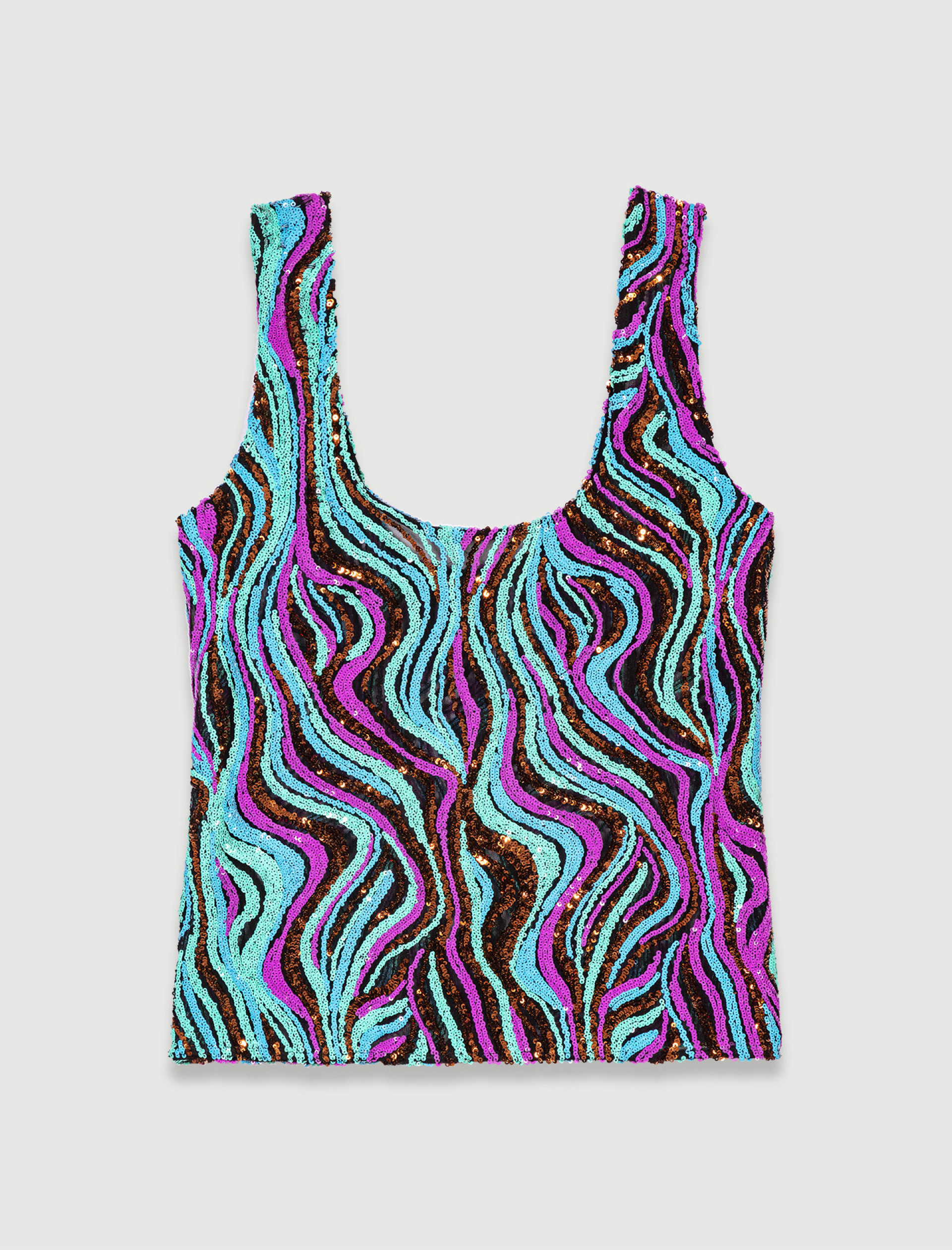 Жіночий різнокольоровий топ Жіночий різнокольоровий топ