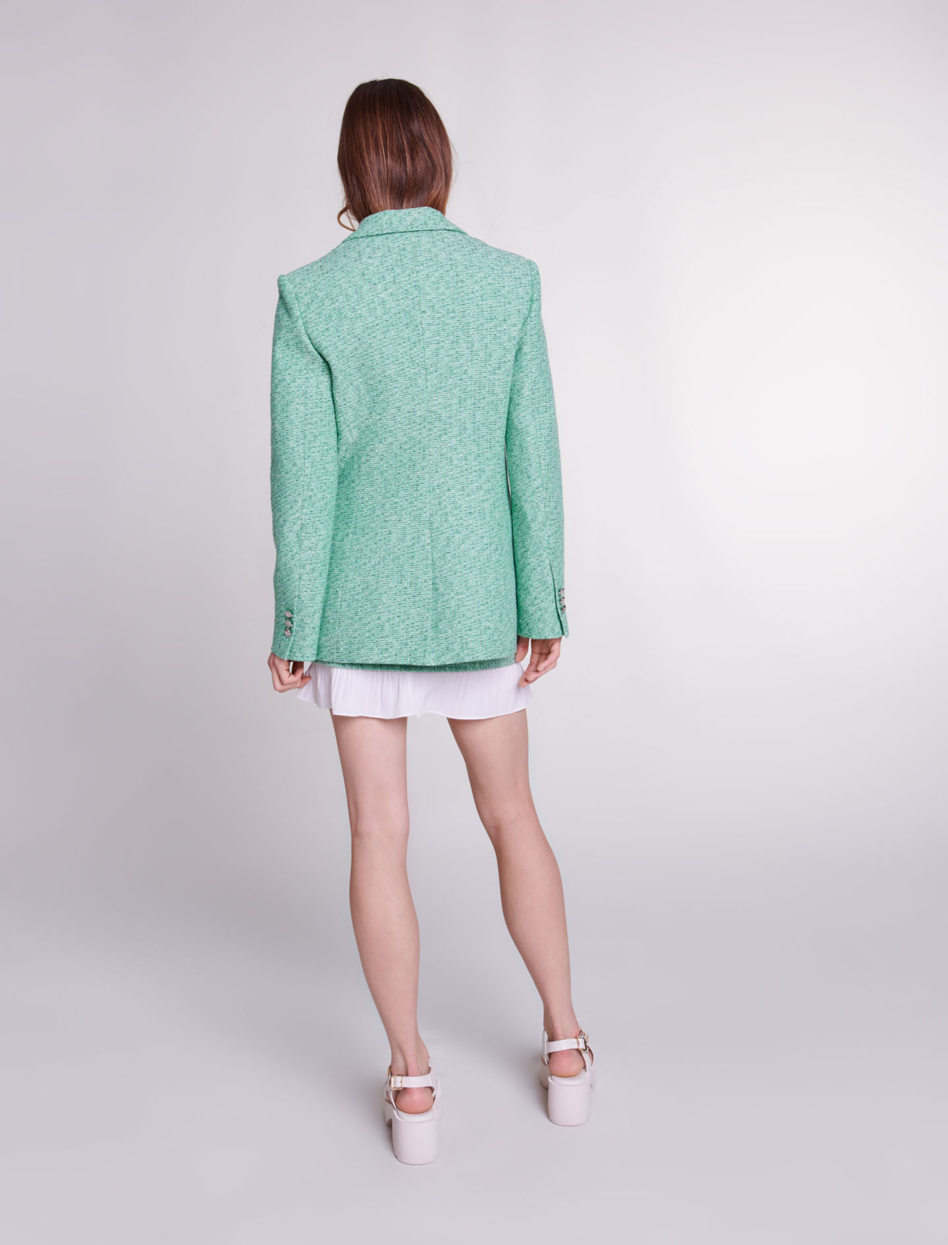 Жіночий зелений жакет