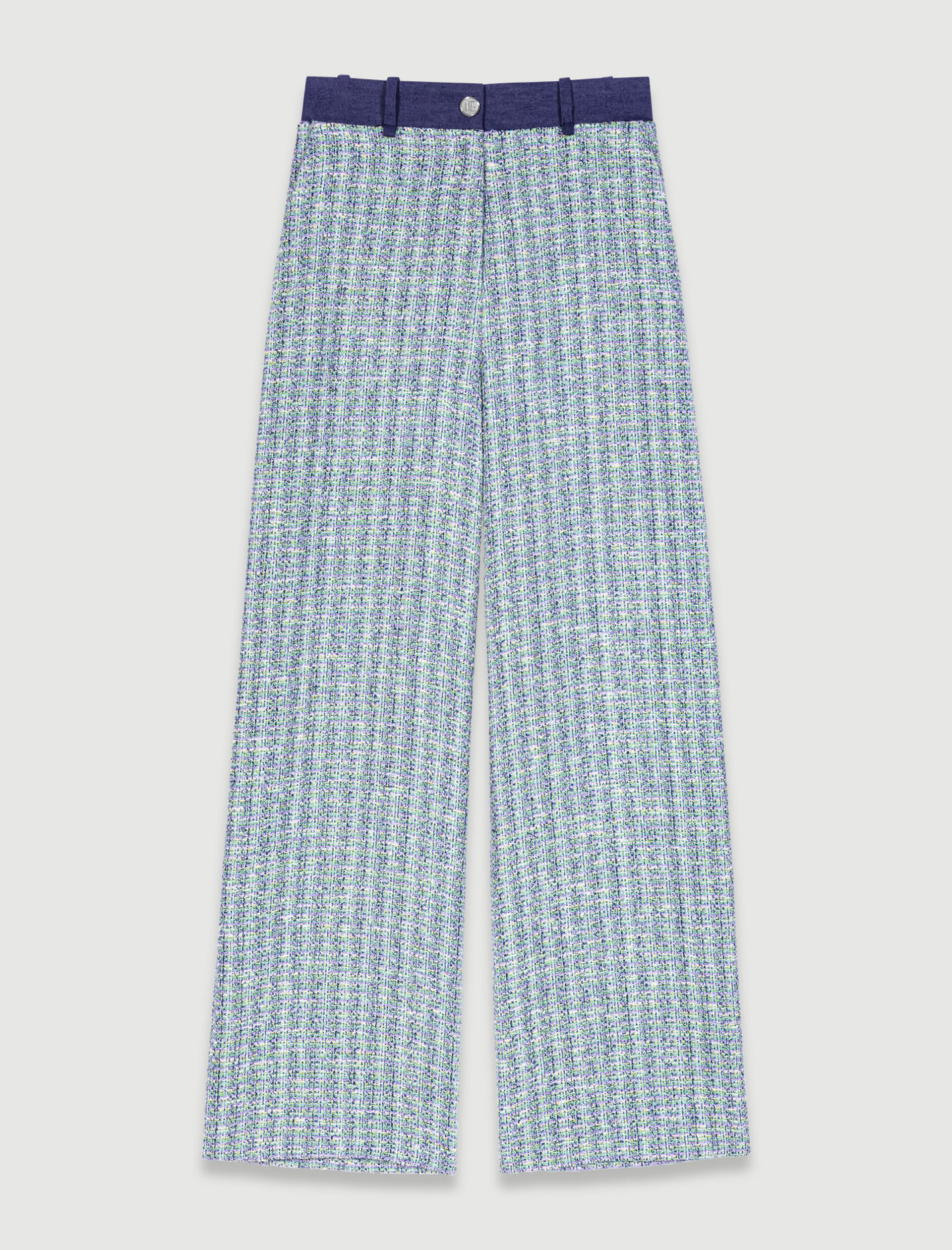 Широкі твідові брюки Широкі твідові брюки