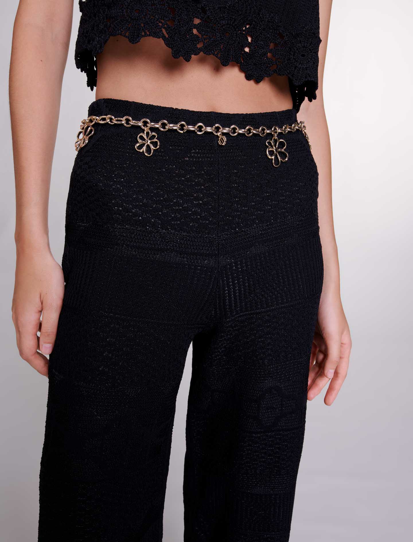 Брюки в технике вязания крючком