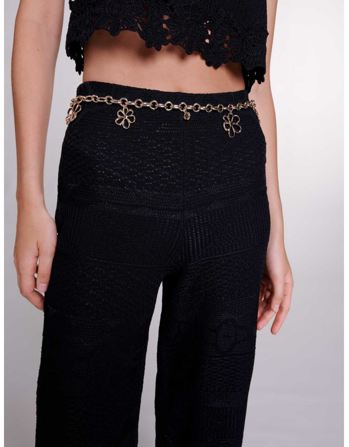 Брюки в техніці в'язання гачком 