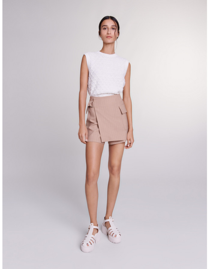 Женские бежевые шорты