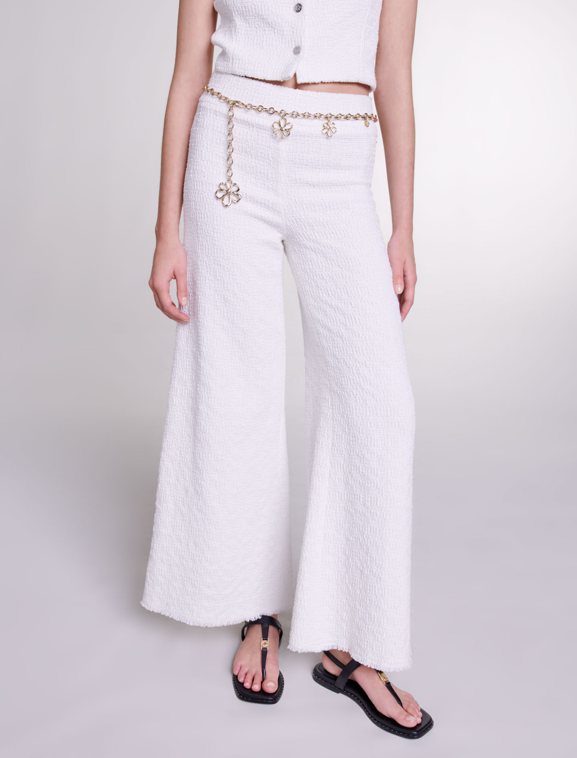 Широкі твідові брюки Широкі твідові брюки