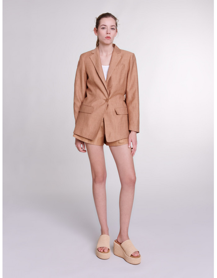 Жакет коречневий