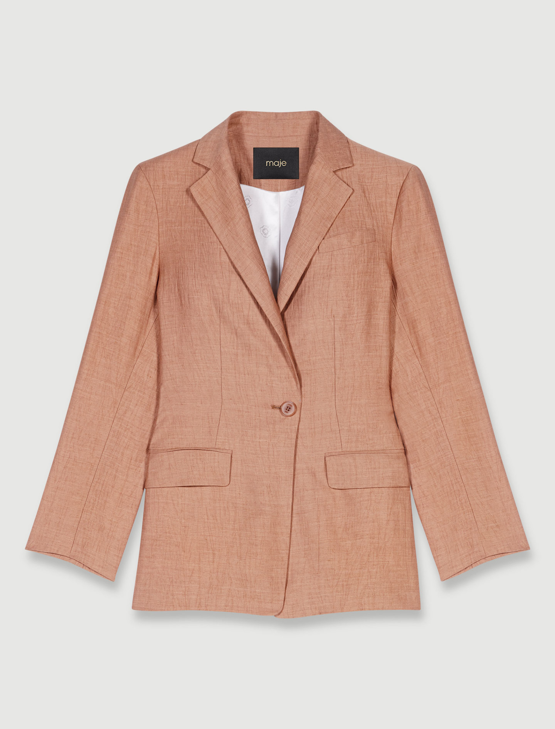 Жакет коречневий