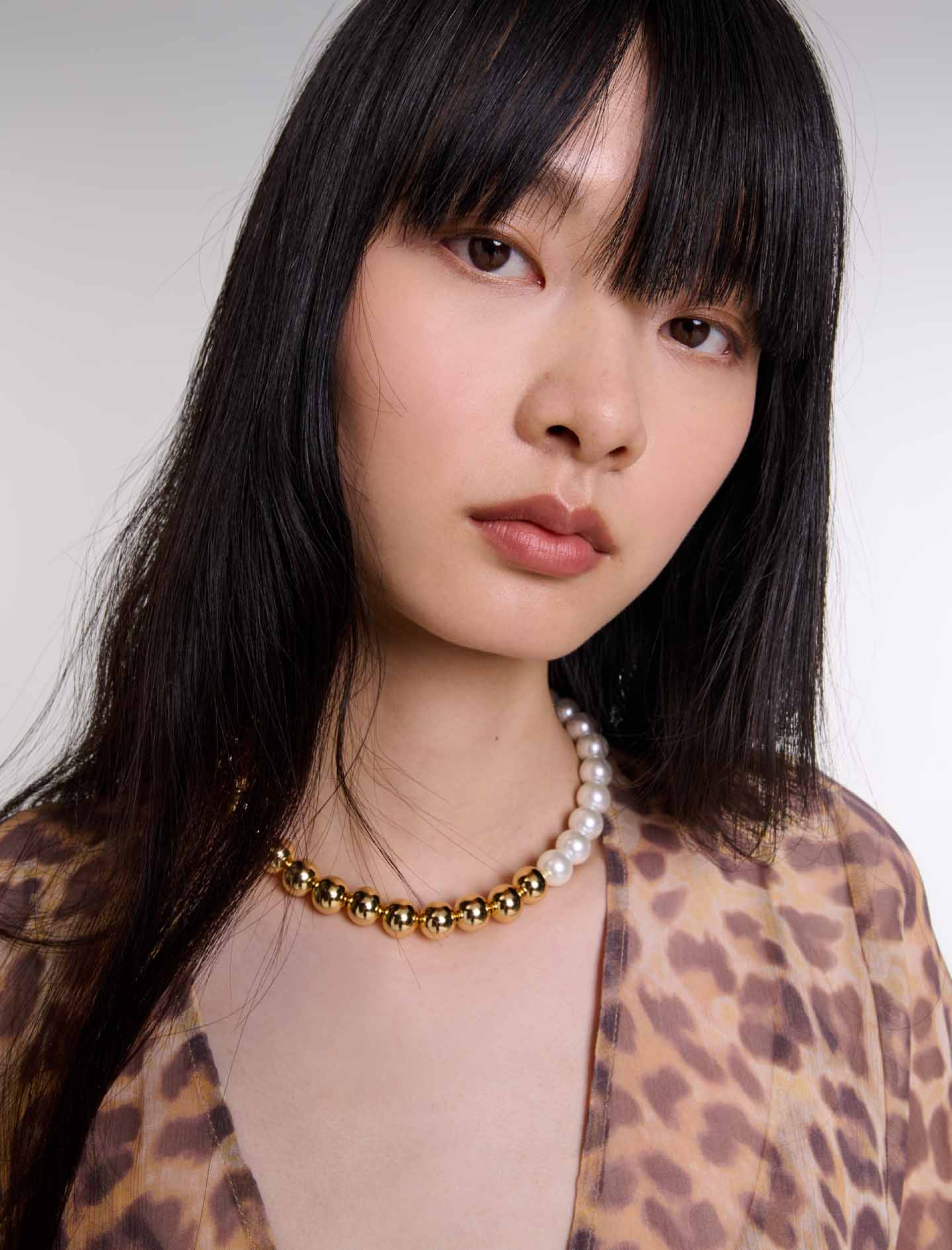 Жіноча довга сукня з леопардовим принтом