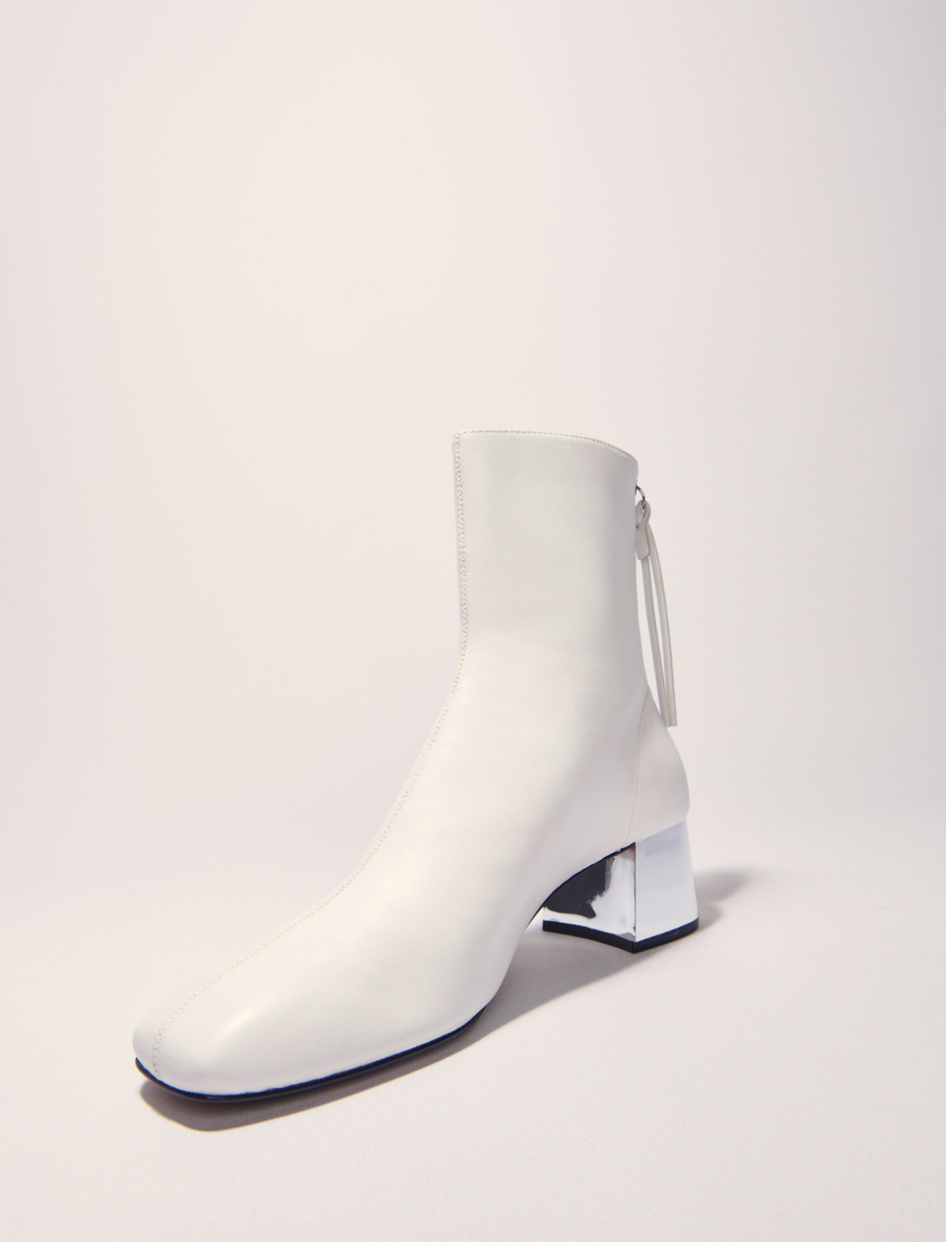 Жіночі ботильони з квадратним носом