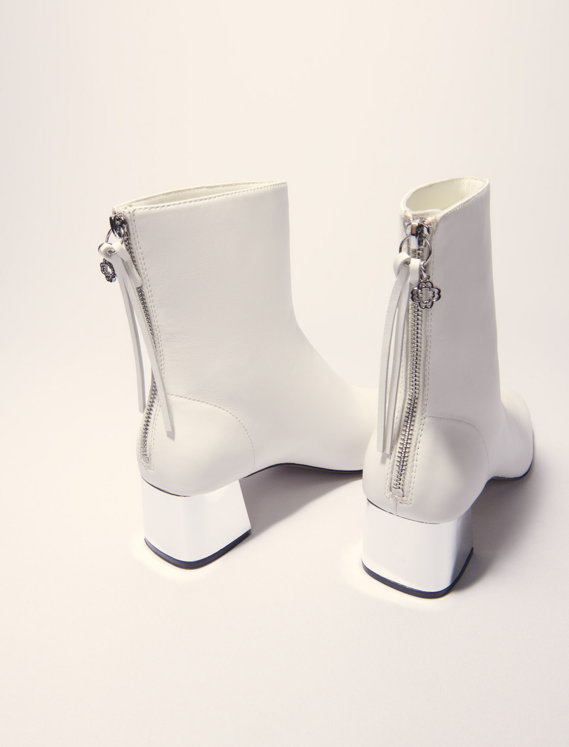 Жіночі ботильони з квадратним носом