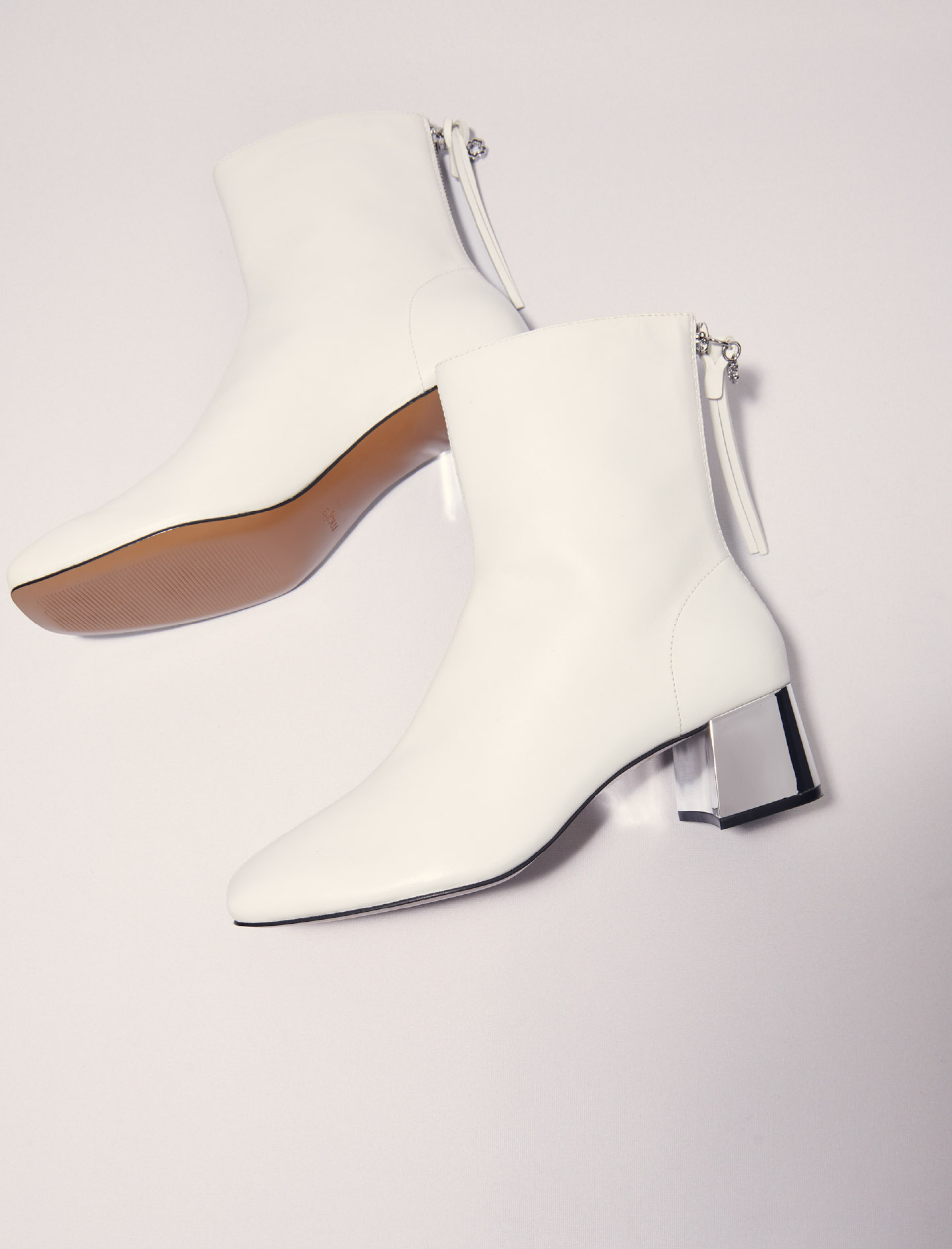 Жіночі ботильони з квадратним носом