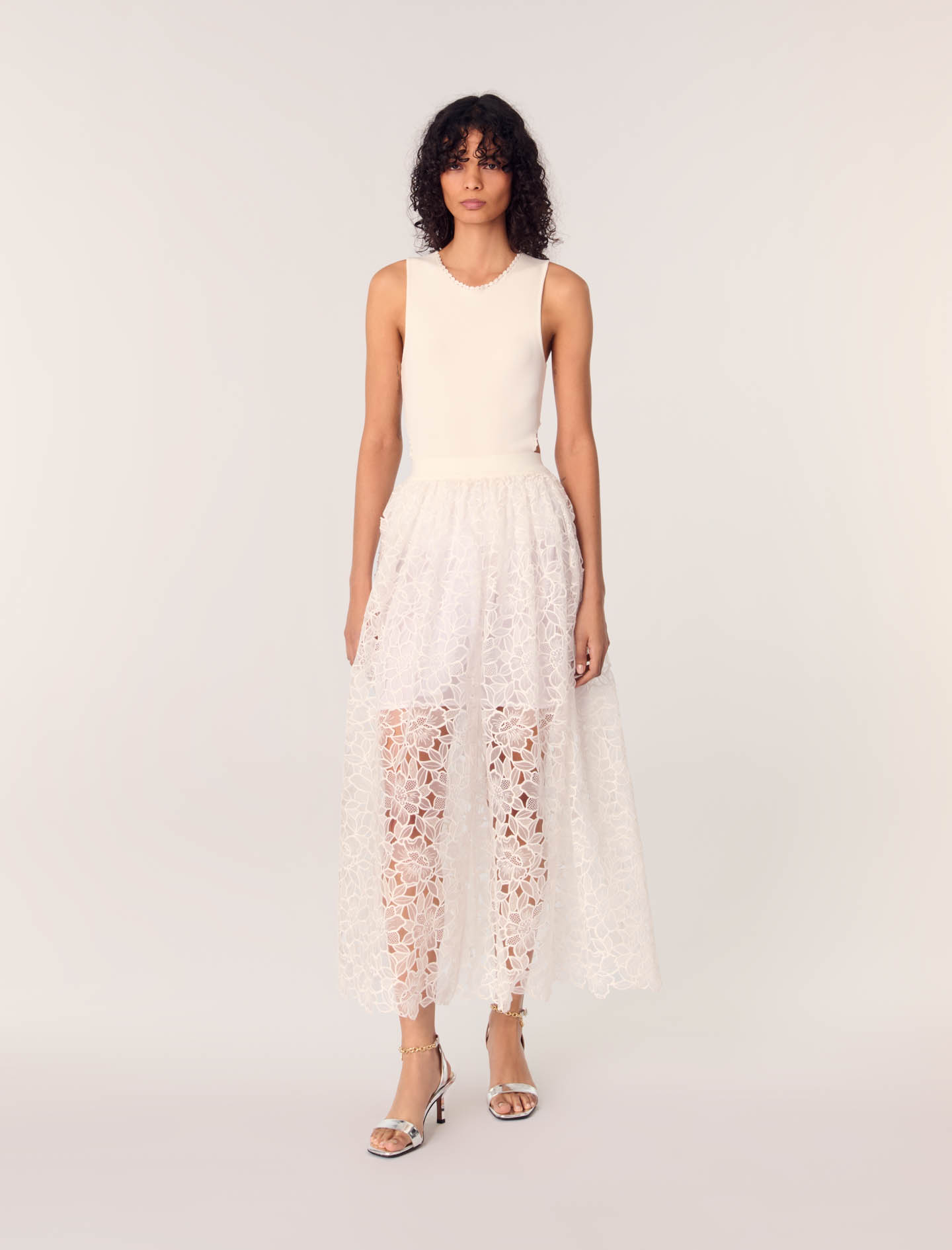 Жіночий білий боді