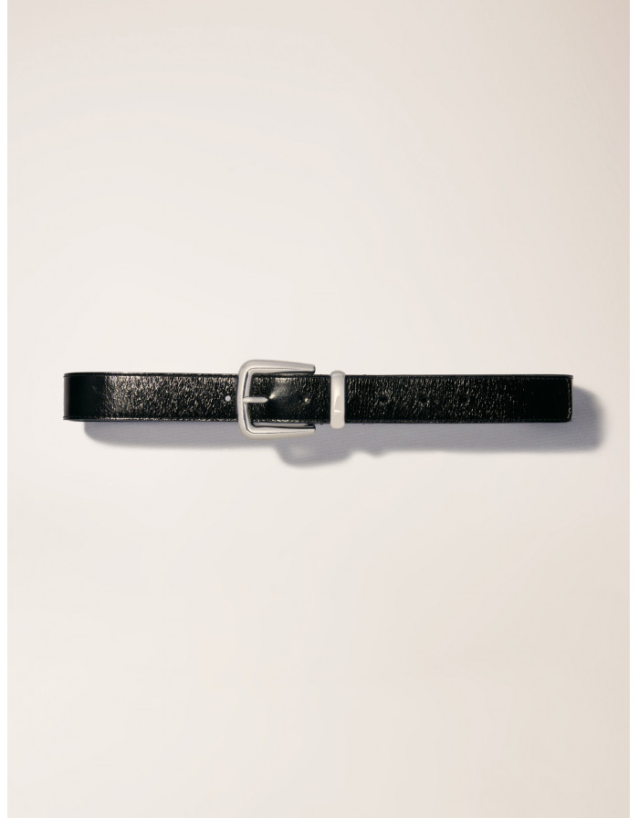 Женский ремень с квадратной пряжкой