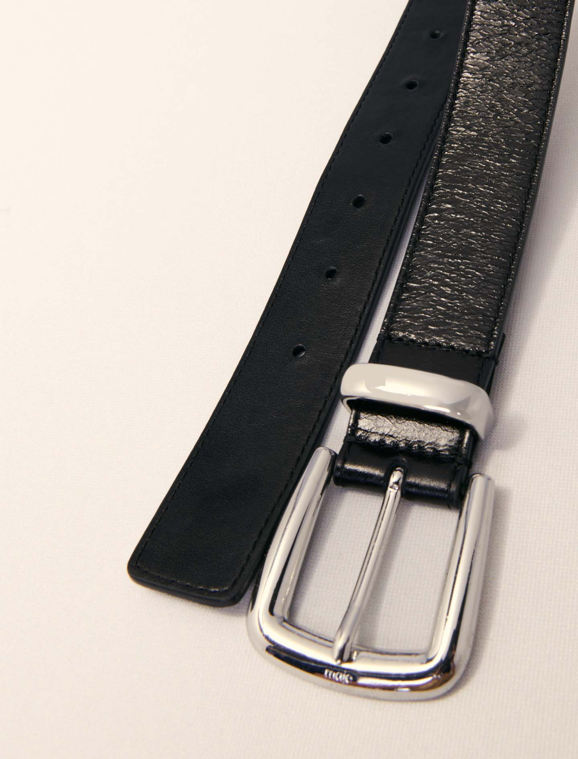 Женский ремень с квадратной пряжкой