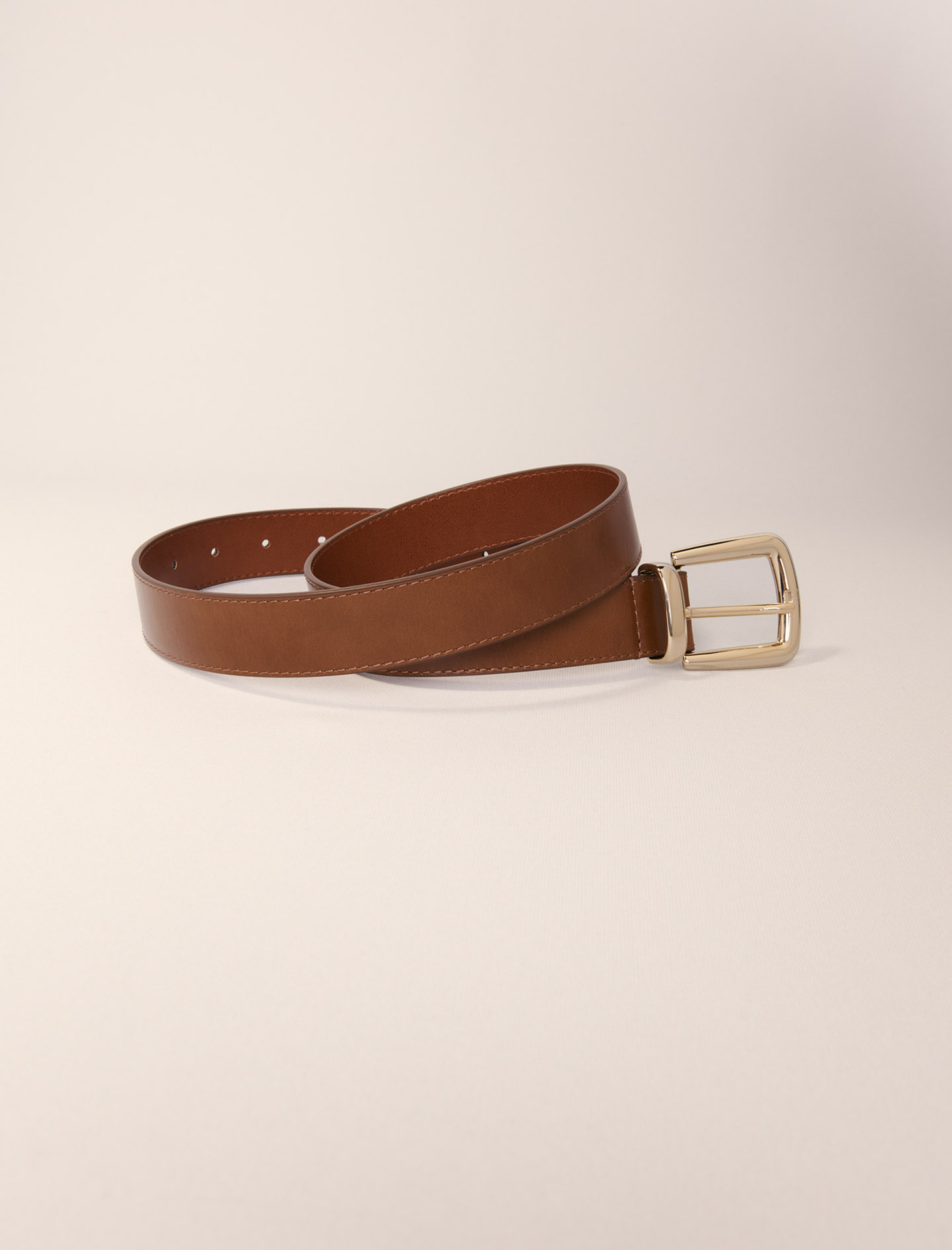 Женский ремень с квадратной пряжкой