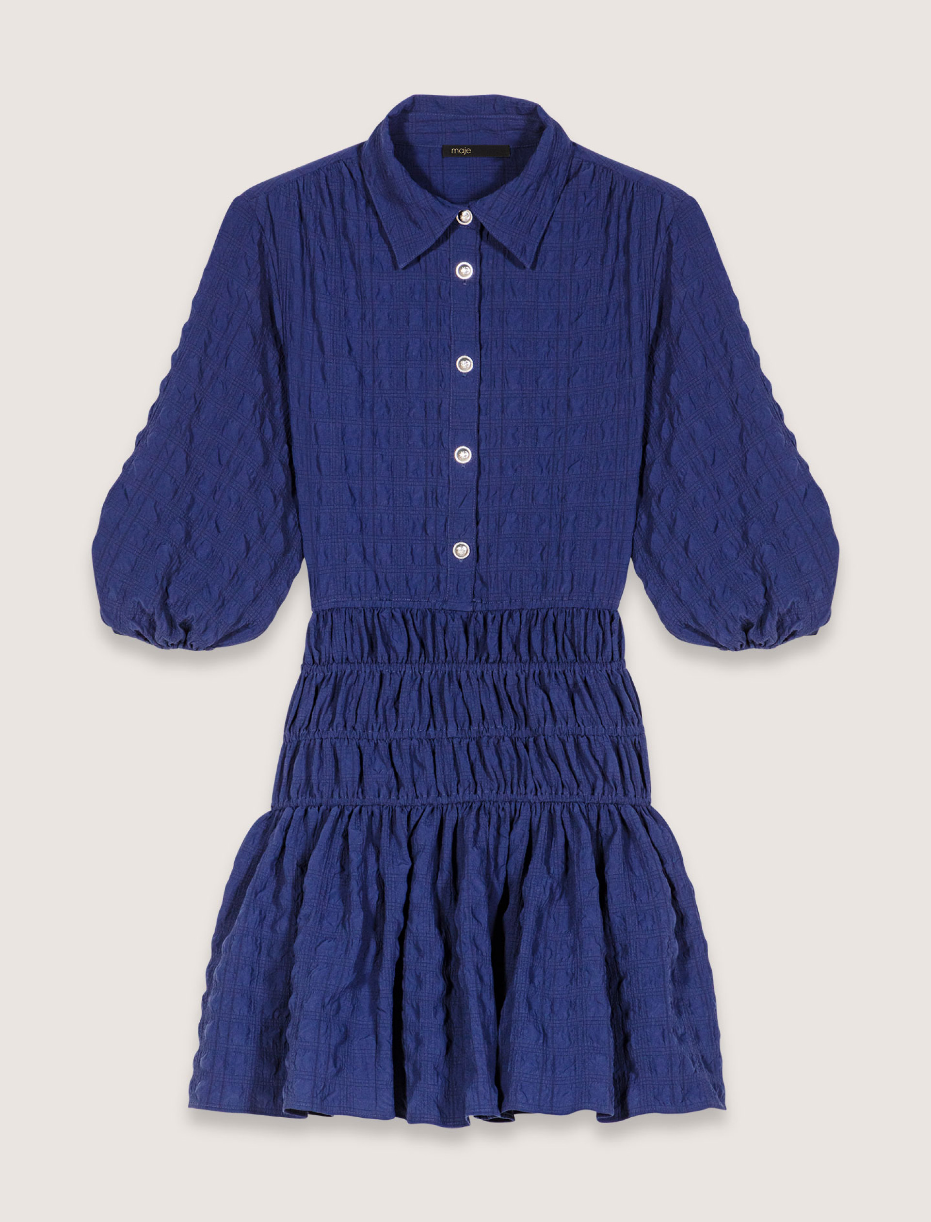 Жіноча плісирована сукня з атласним ефектом