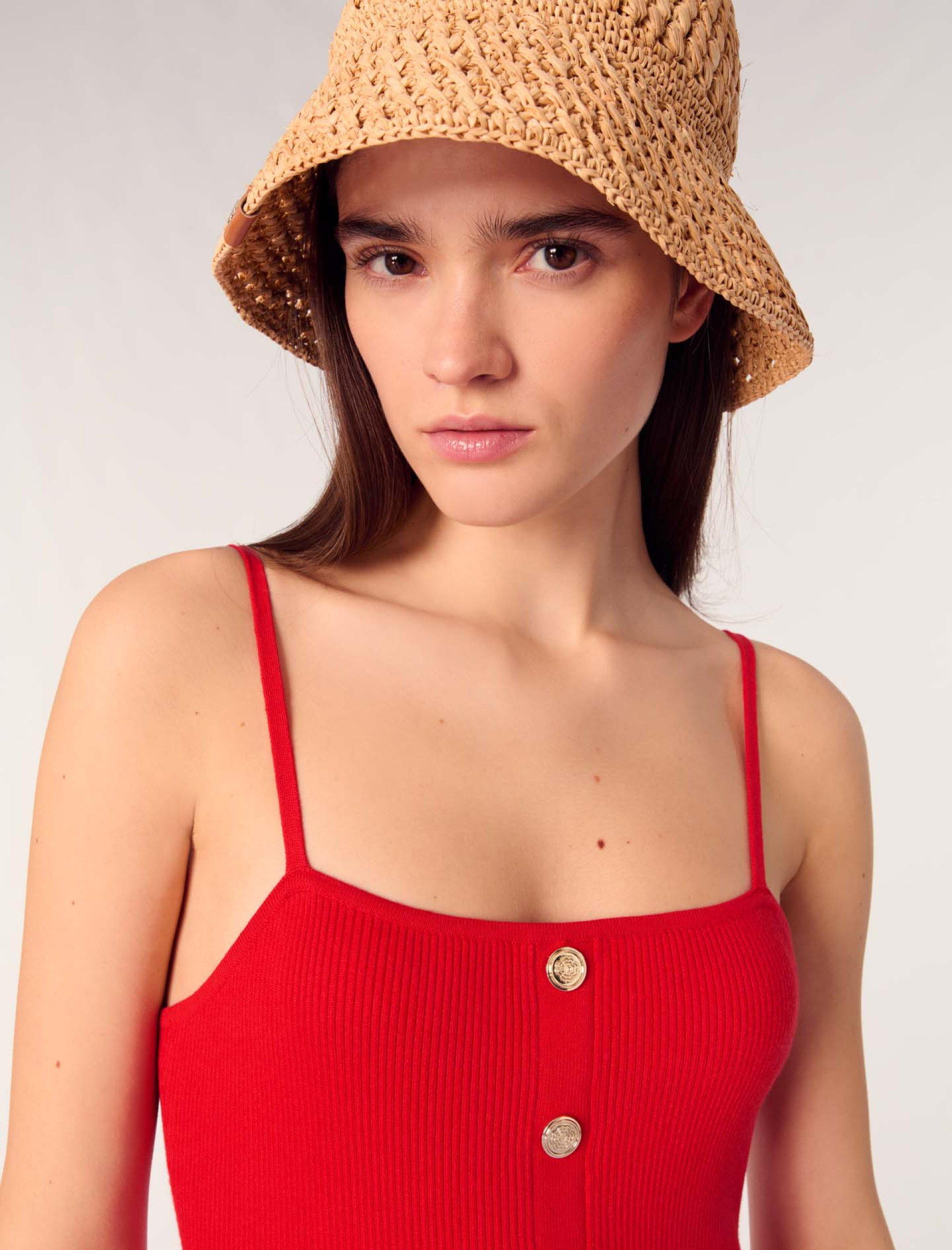 Женское платье миди в рубчик Женское платье миди в рубчик