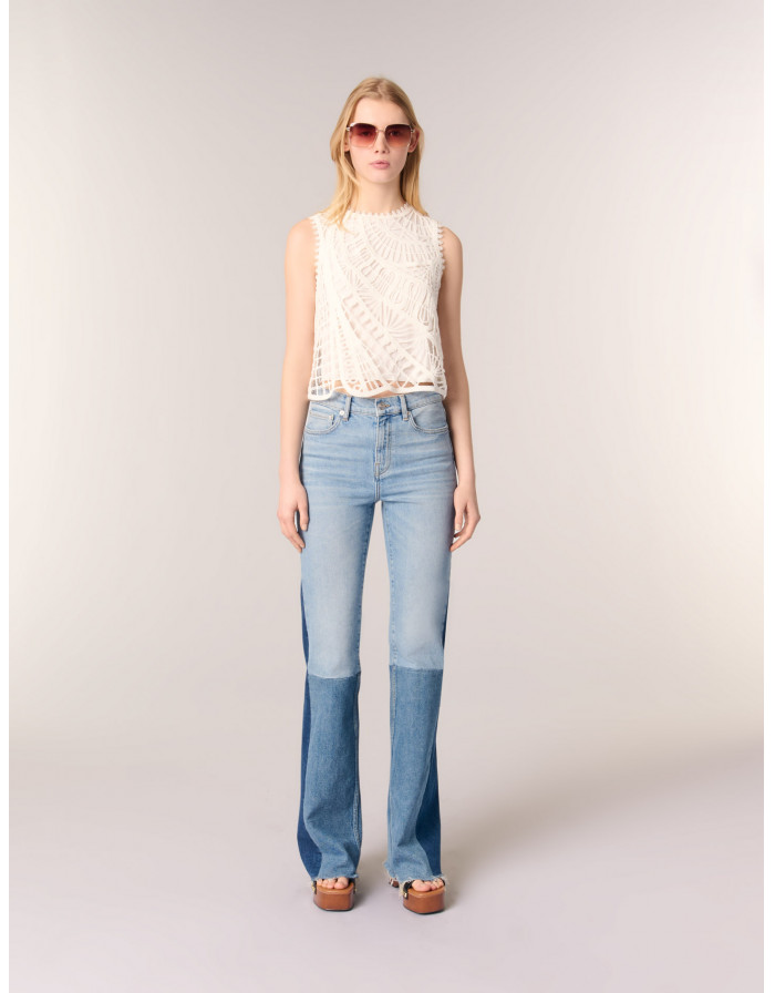 Женский топ в'язаний гачком