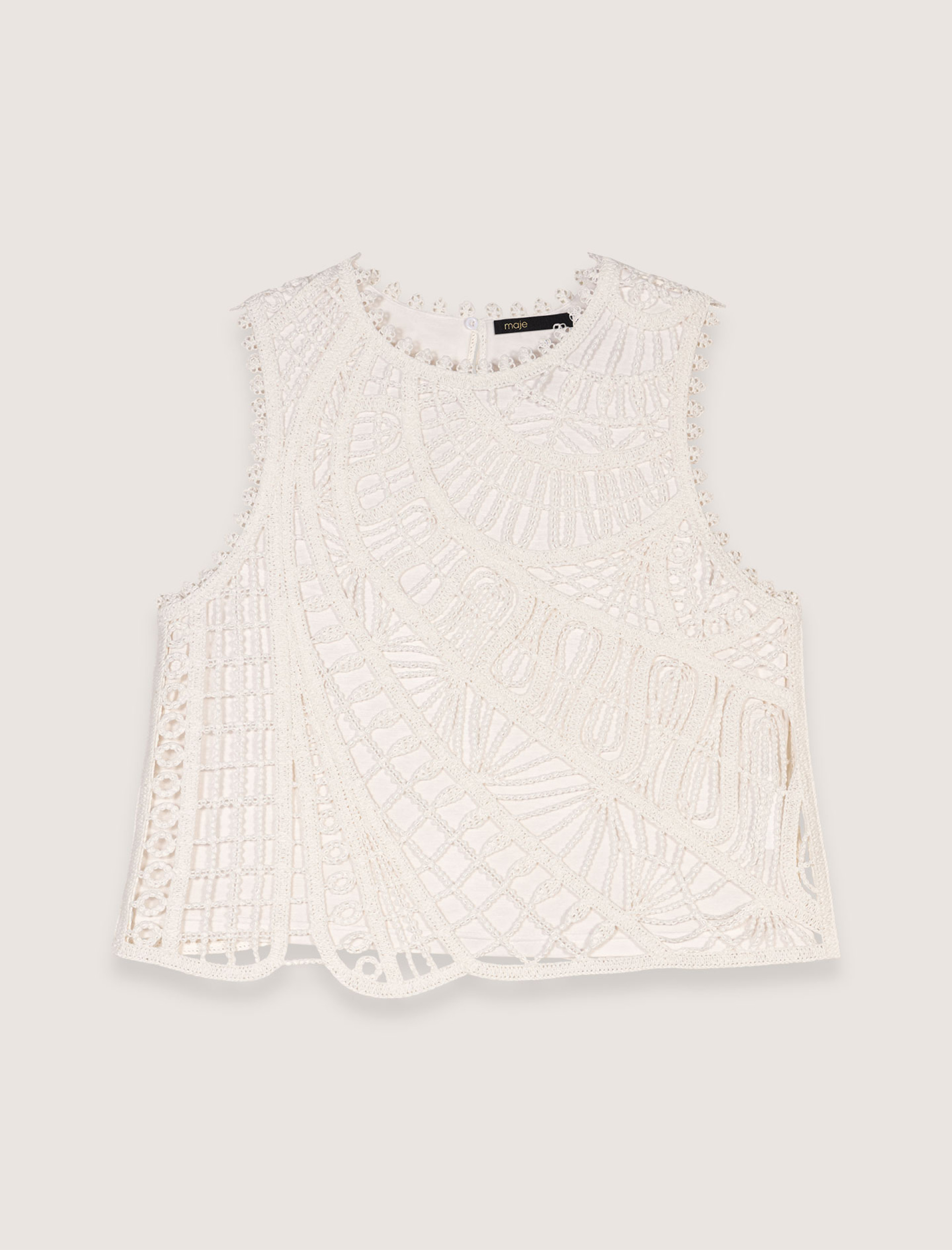 Женский топ в'язаний гачком Женский топ в'язаний гачком