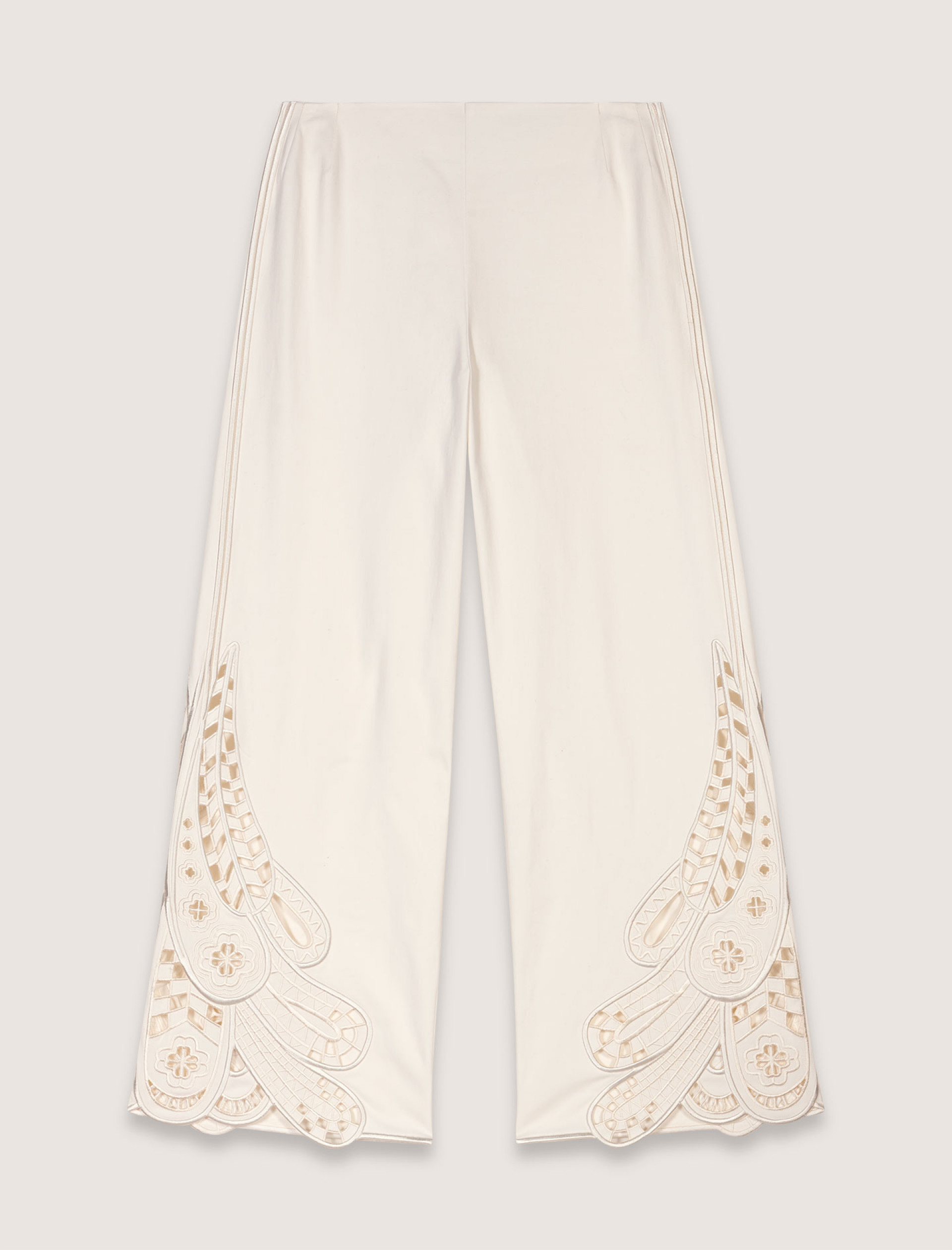 Жіночі брюки з вишивкою