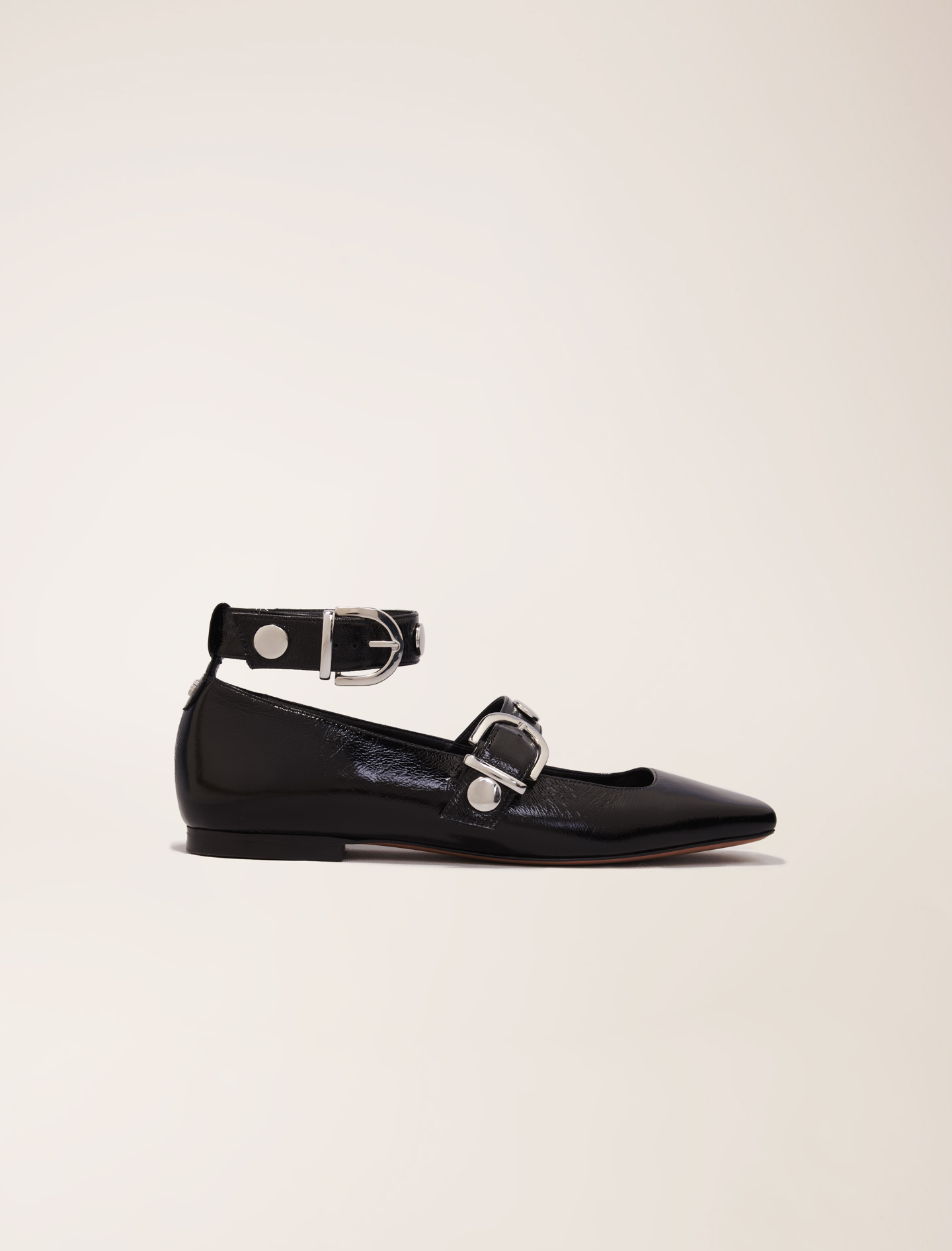 Женские туфли Мэри Джейн с заклепками