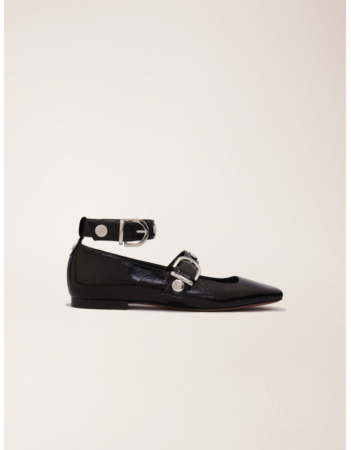 Женские туфли Мэри Джейн с заклепками