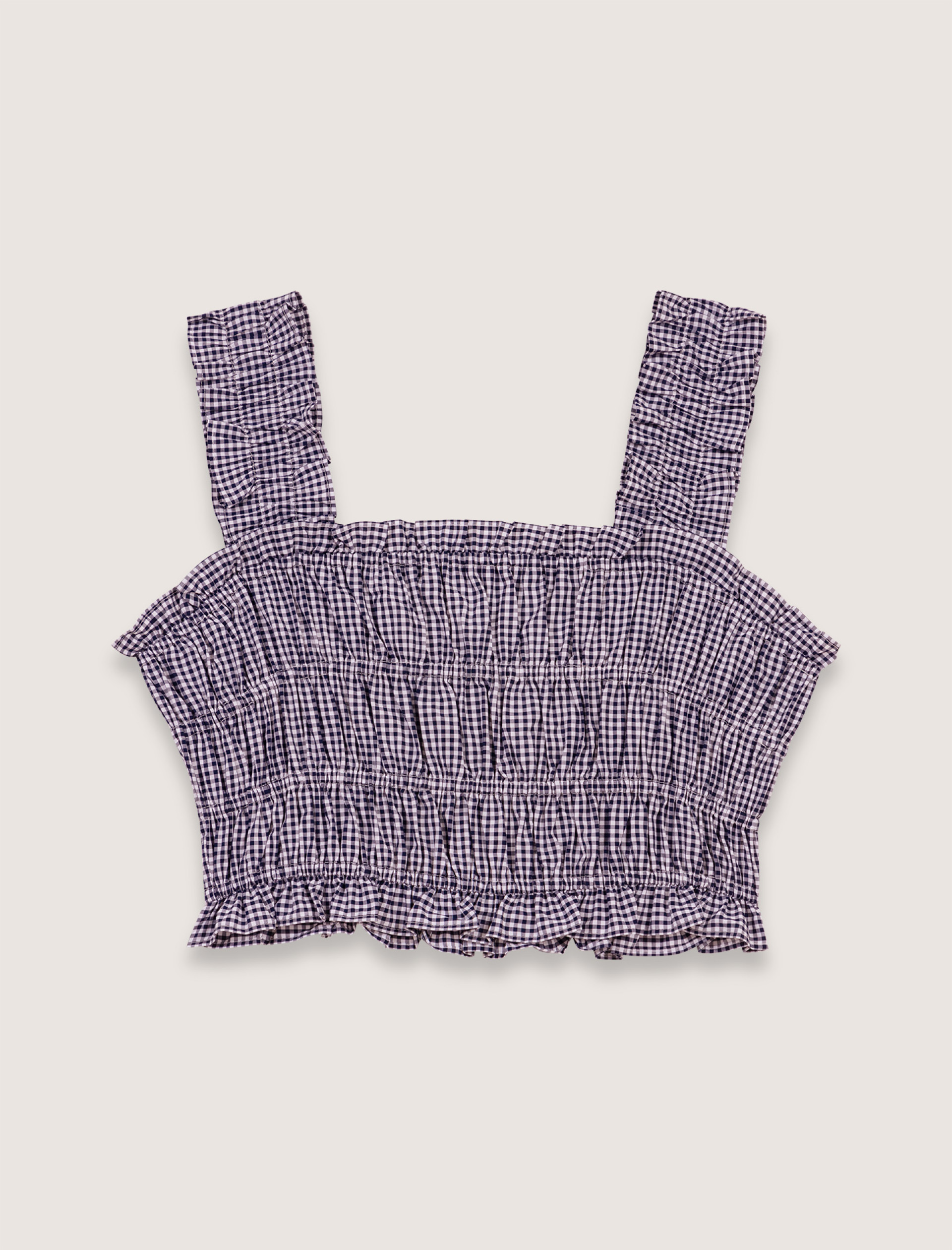 Женский топ в клетку виши Женский топ в клетку виши