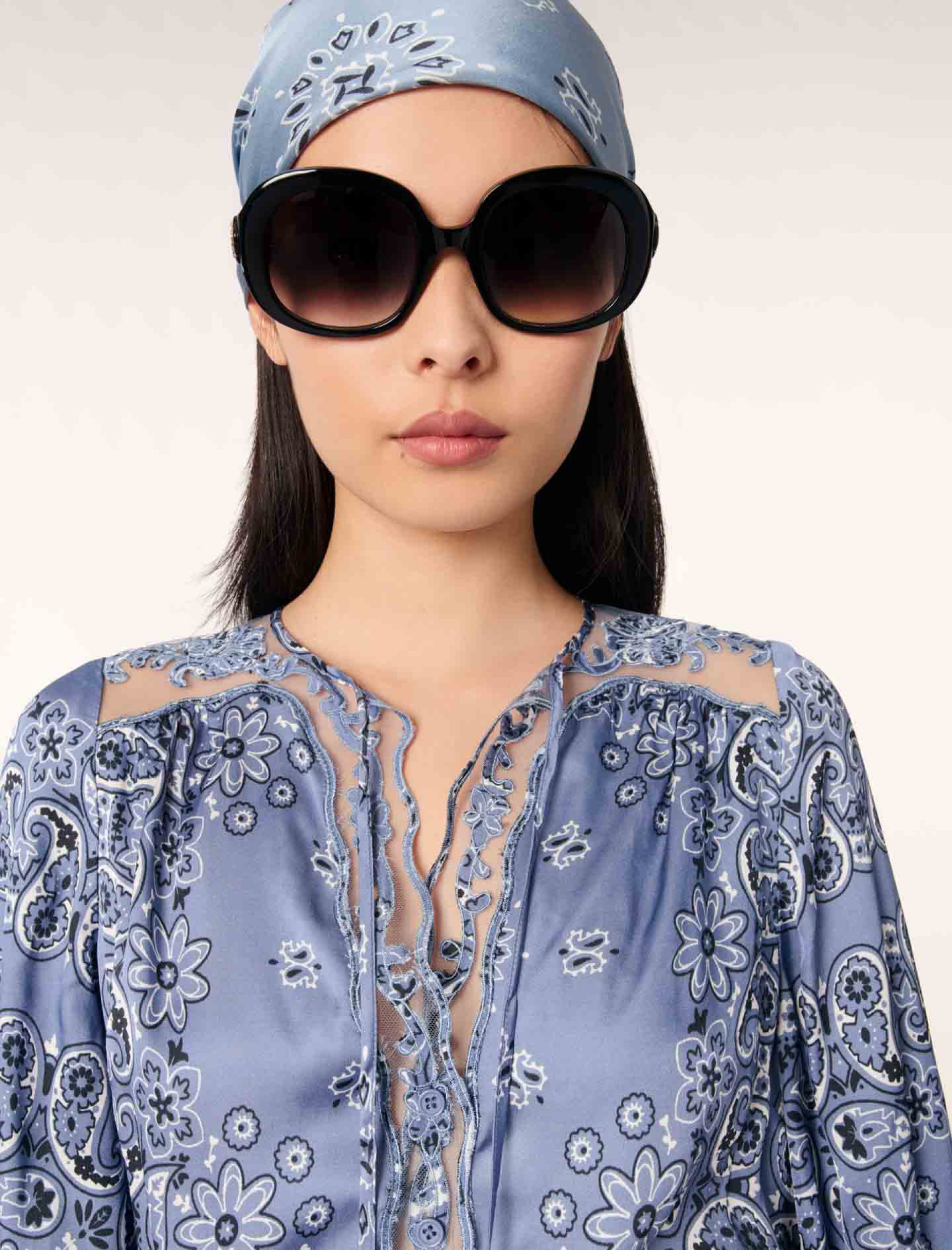 Женское короткое платье с принтом