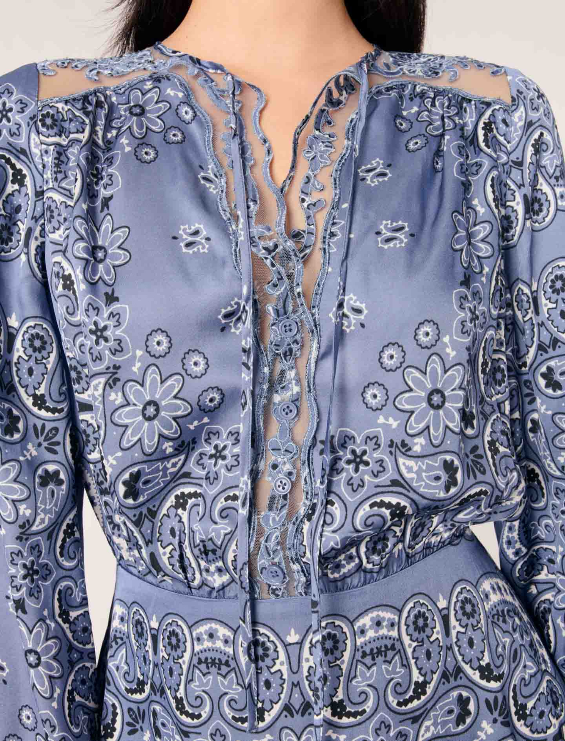 Женское короткое платье с принтом