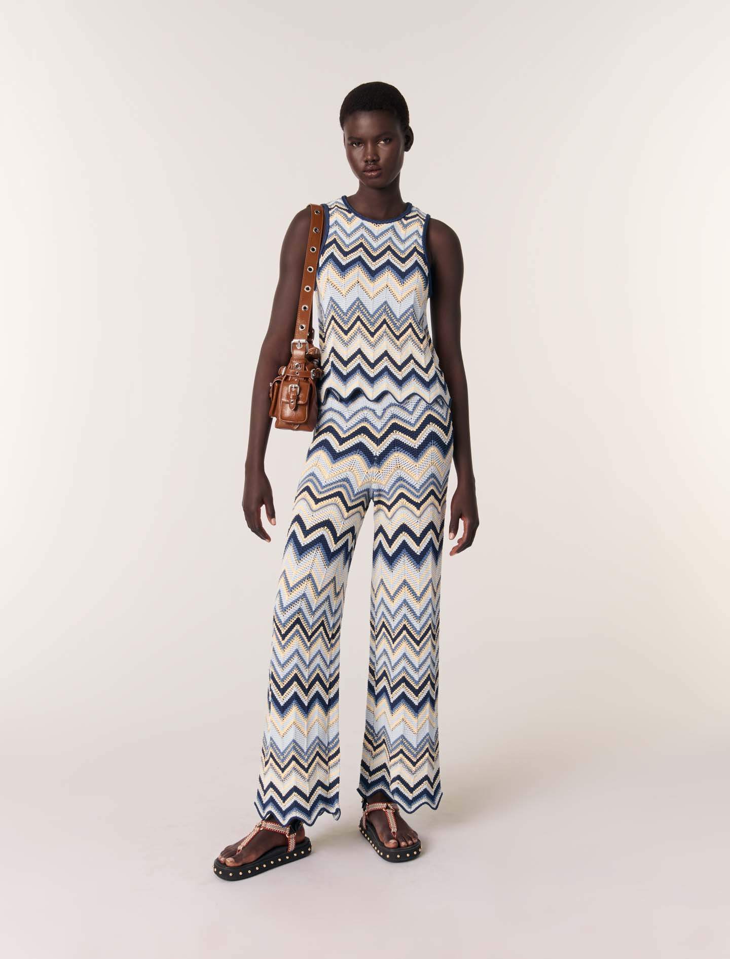 Жіночі брюки в'язані гачком