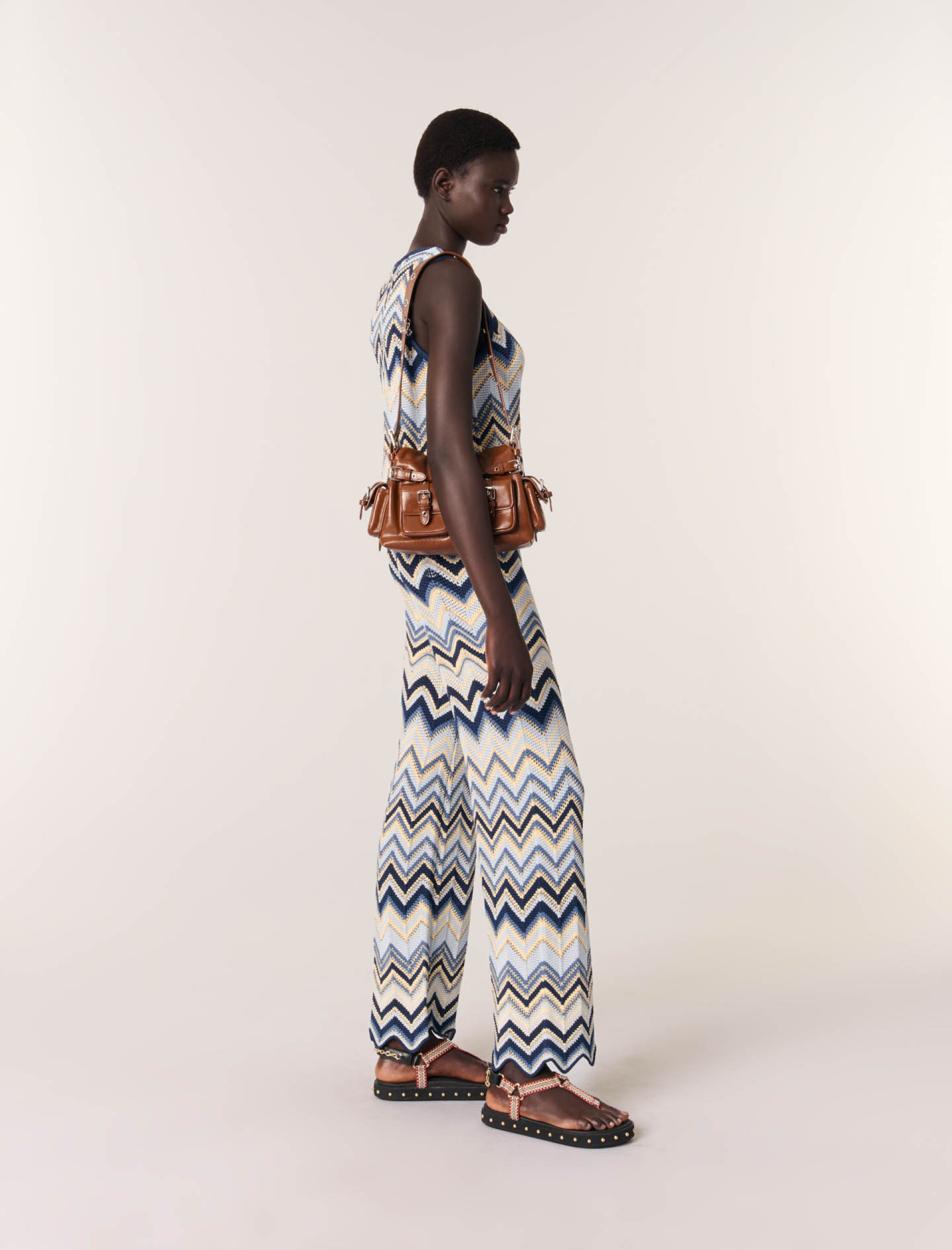 Жіночі брюки в'язані гачком